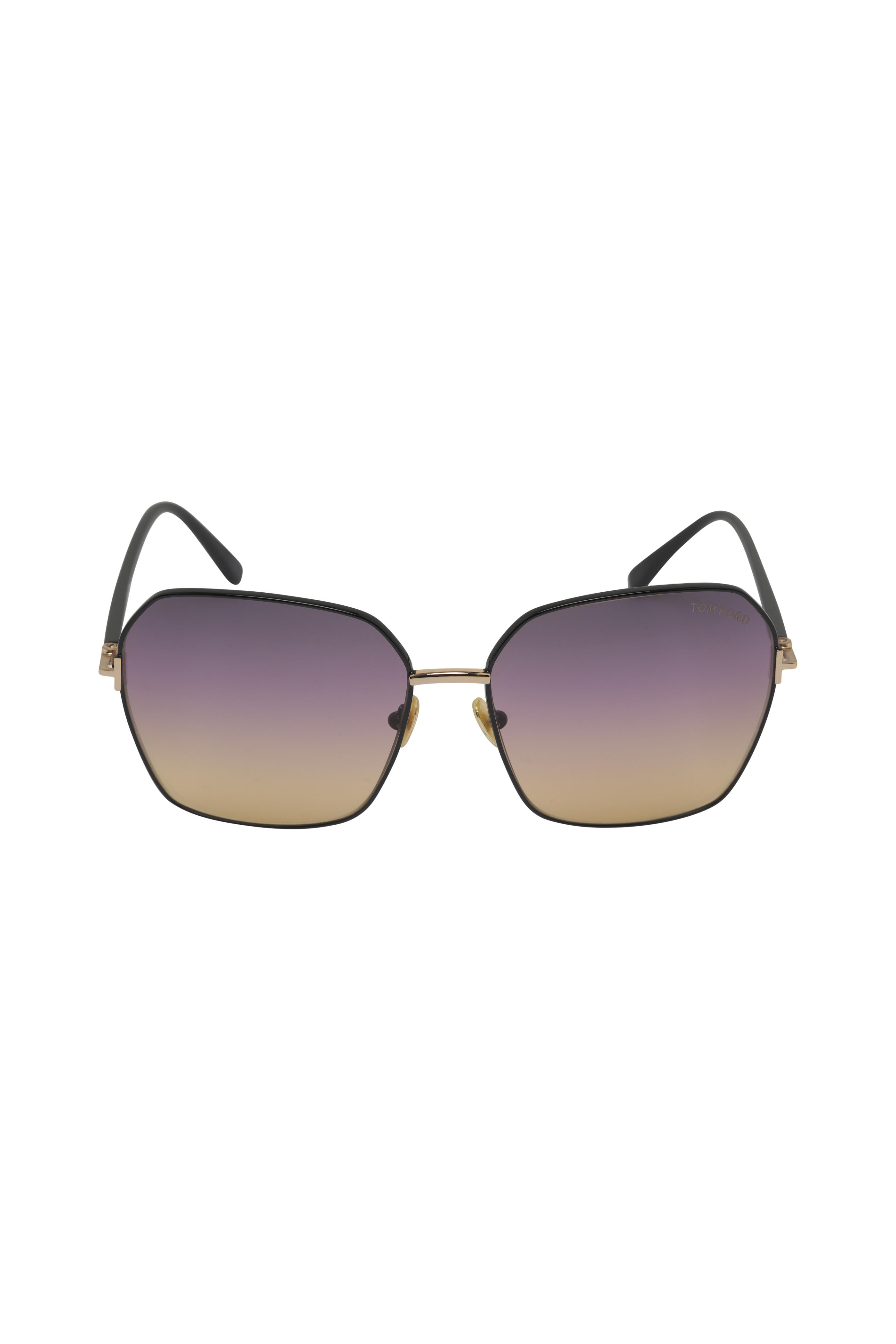 Tom Ford Eyewear - Claudia Black Square Frame Sunglasses