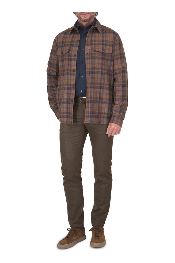 Common Projects Achilles Premium Brown Suede Sneaker - view 2