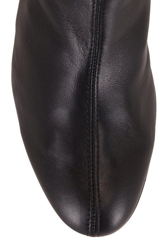 AGL - Veta Percious Black Leather Bootie, 55mm