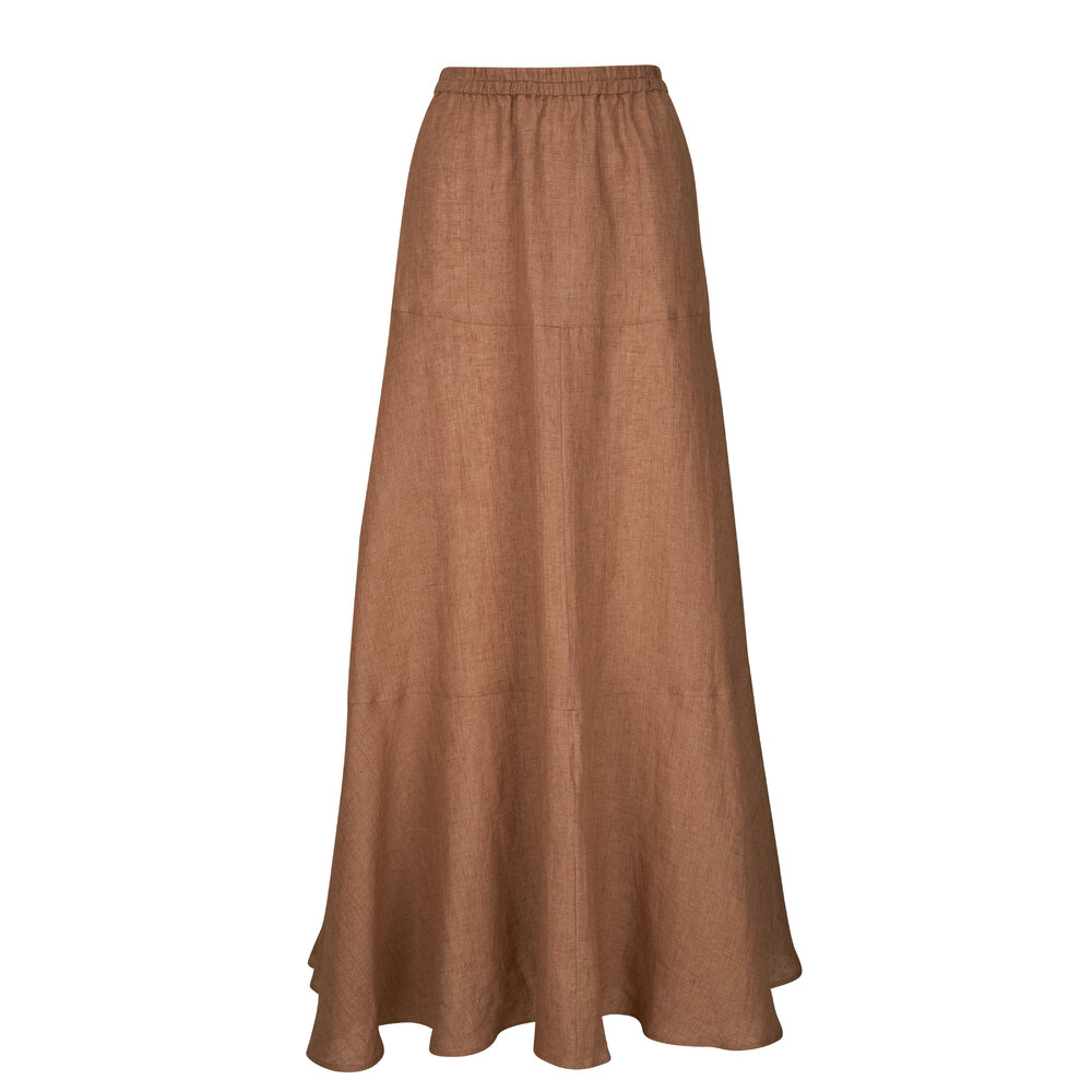 Mel gather skirt brown andmary Mサイズ andmary Mel gather