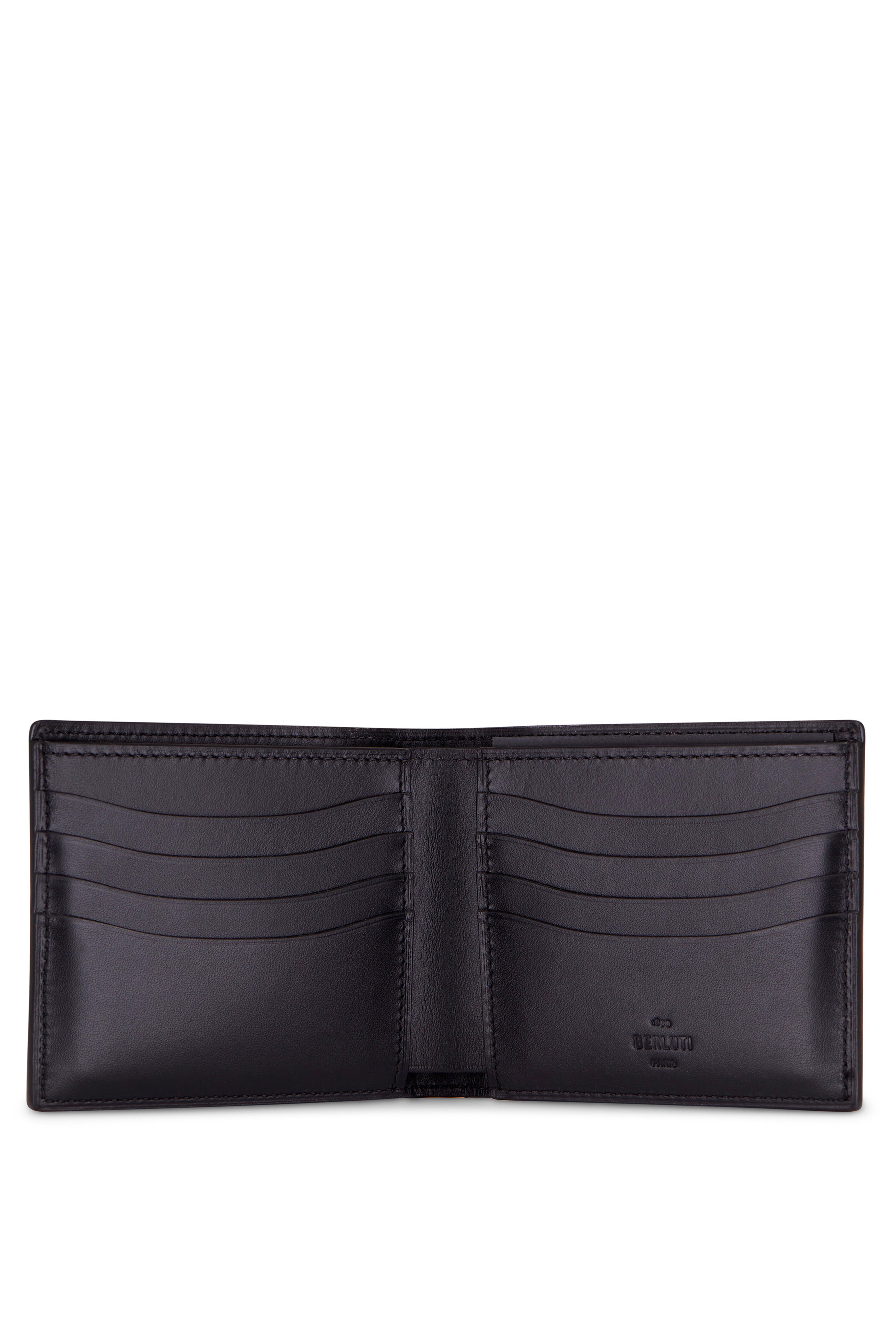 Makore Scritto Leather Compact Wallet – Luxuria & Co.