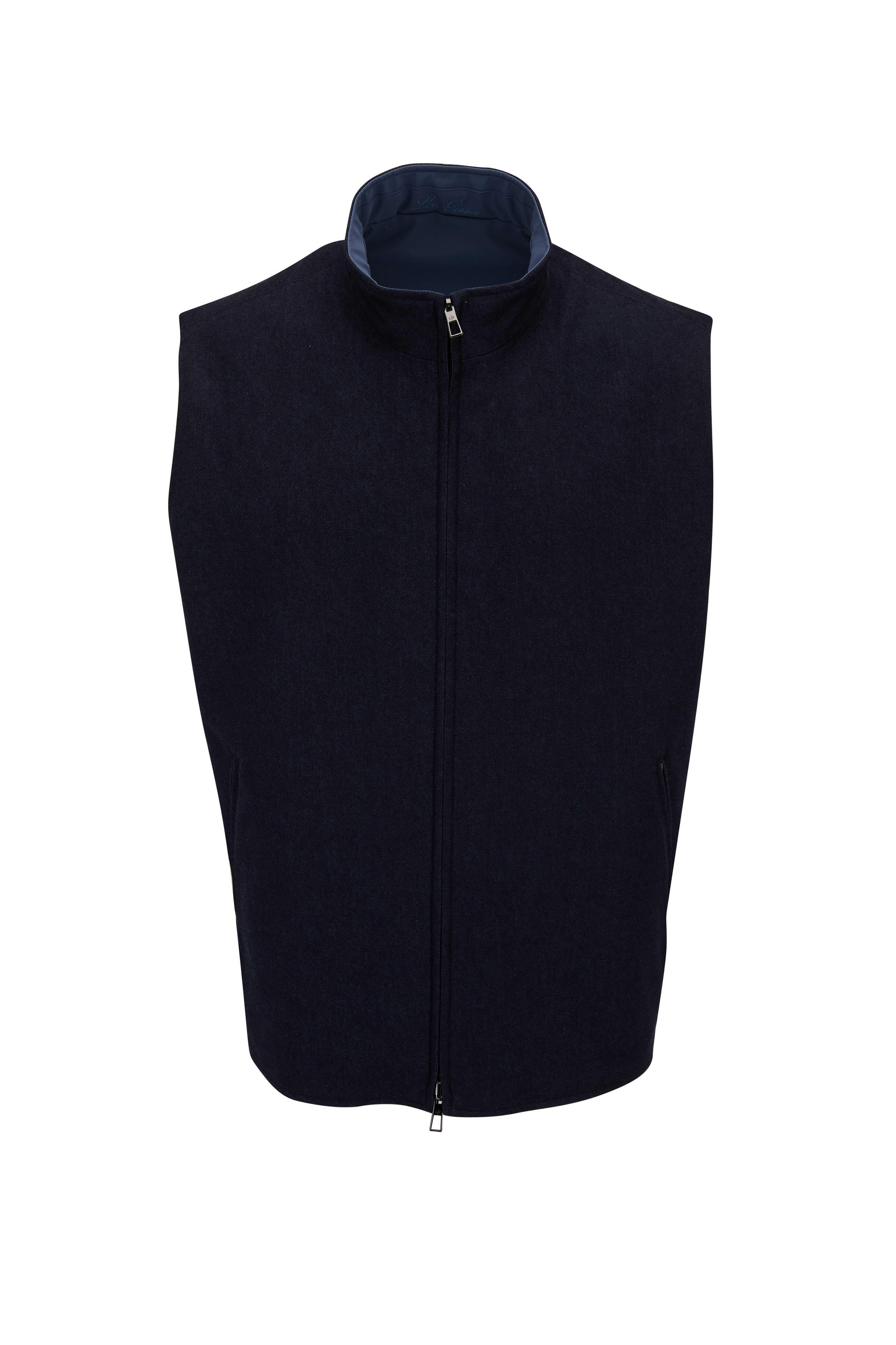トップス ENOF city trail vest loro Loro Piana Vest Microfiber - Storm System® Navy Blue | Loro