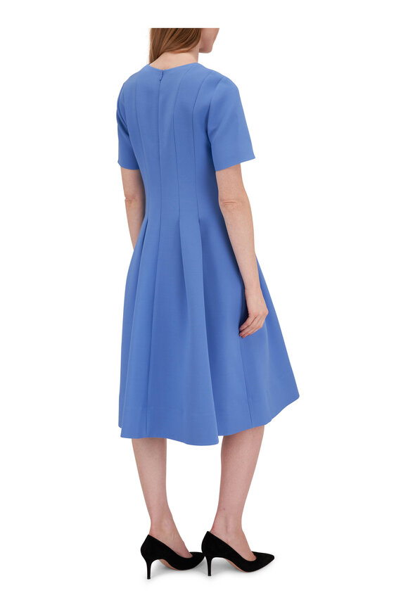 Lafayette 148 New York - Blue Iris Wool Crepe Midi Dress