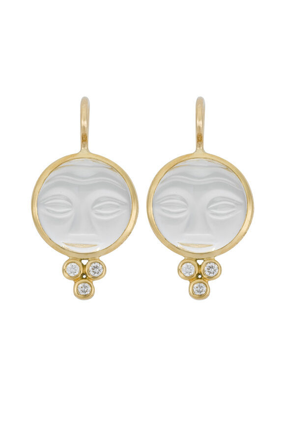 Temple St. Clair Moonface Earrings