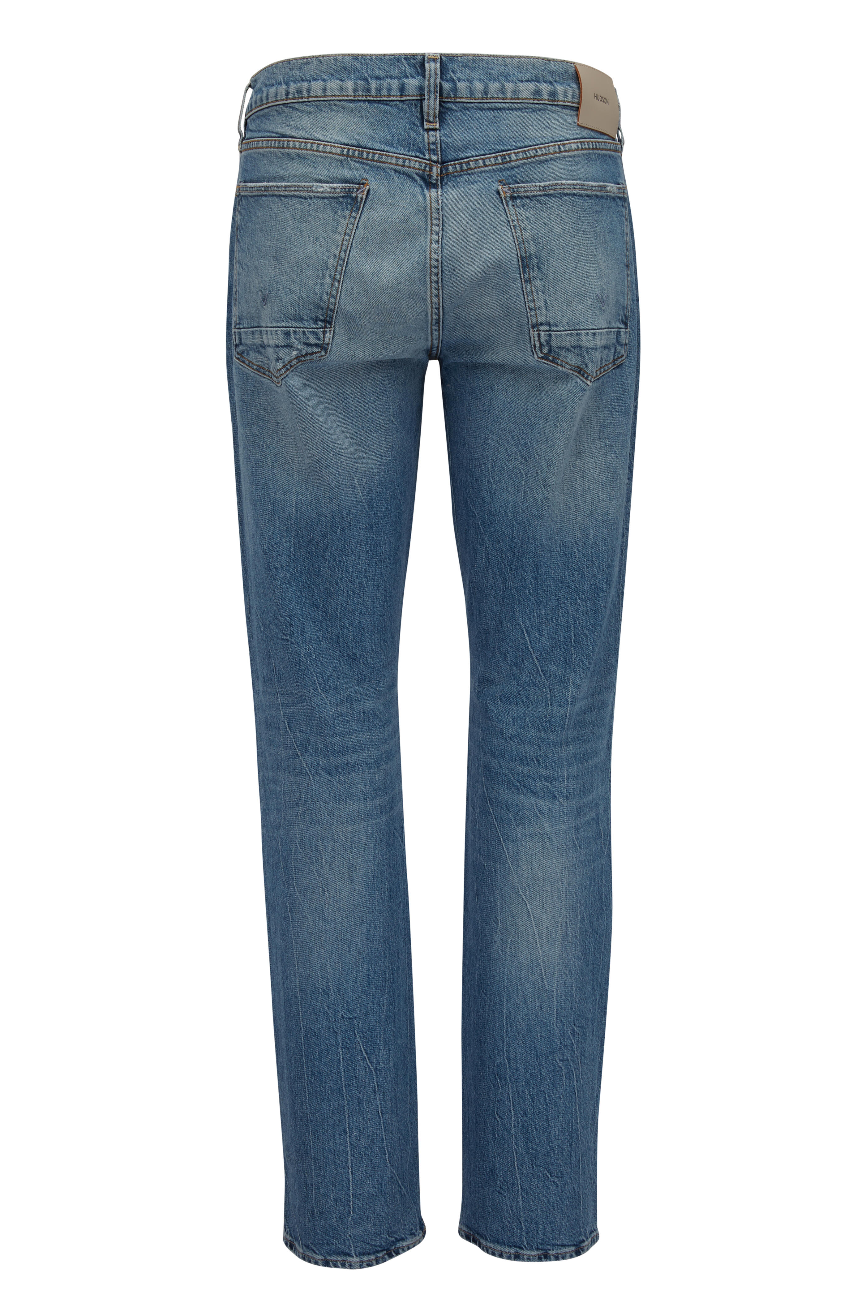 Hudson - Blake Blue Fade Slim Straight Jean | Mitchell Stores