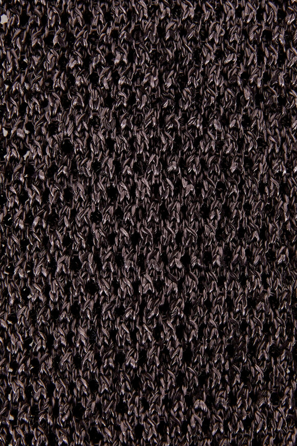 Zegna - Grey Knit Silk Necktie