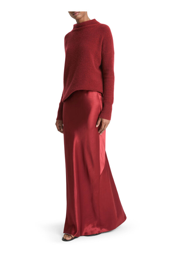 Vince - Ruby Ink Satin Maxi Skirt