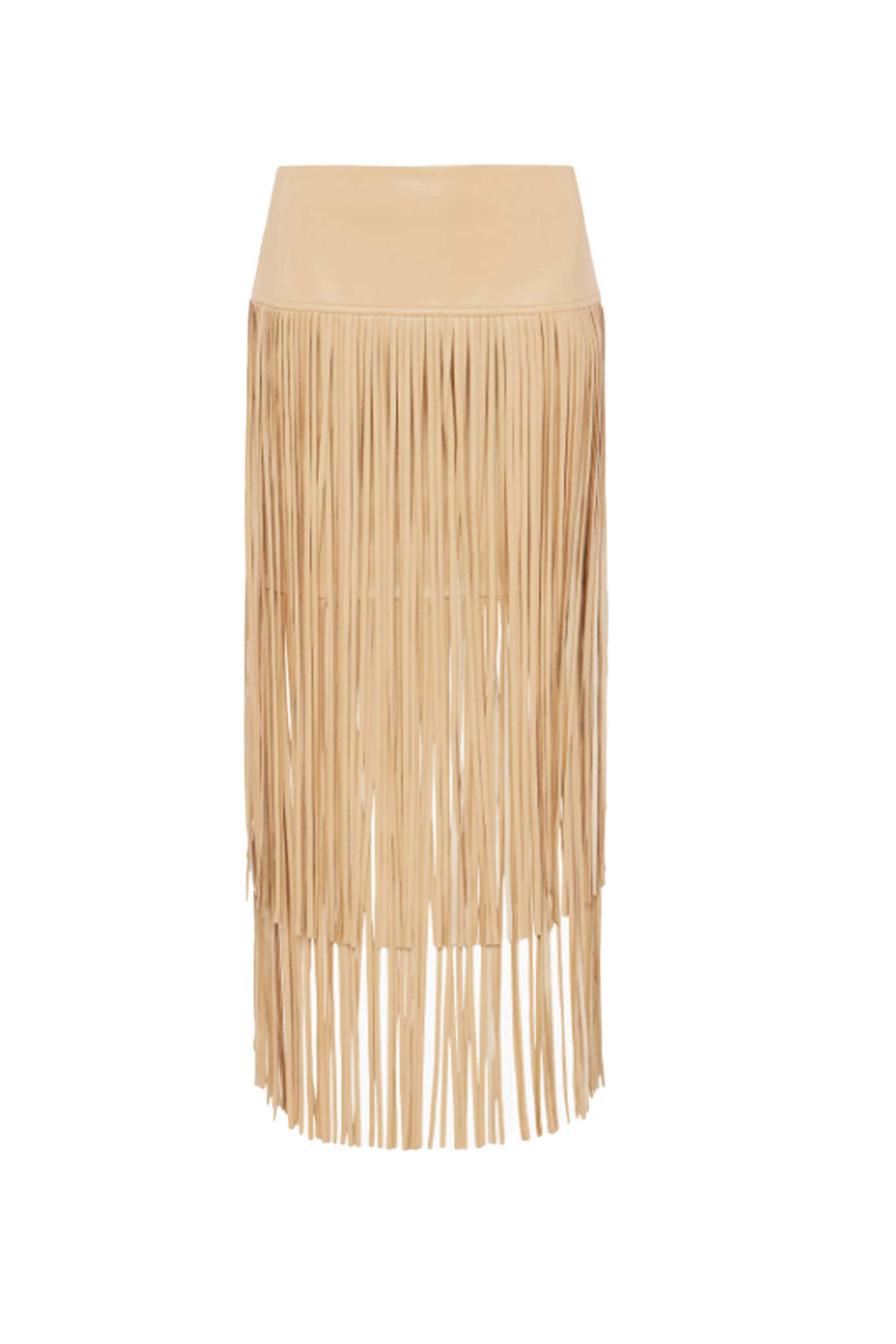 L'Agence - Croissant Karolina Fringe Skirt