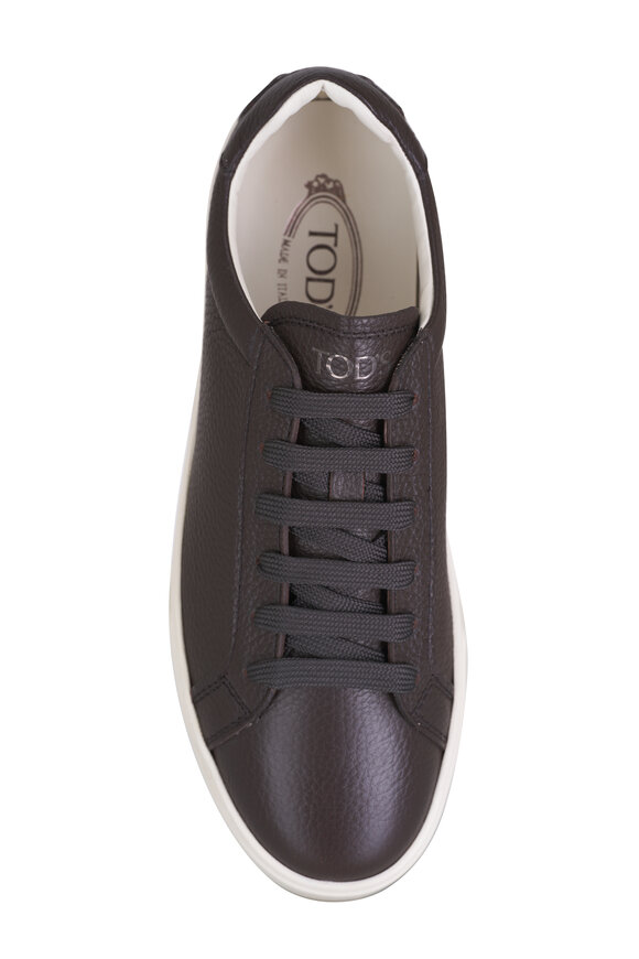 Tod's - Brown Leather Lace-Up Sneaker 