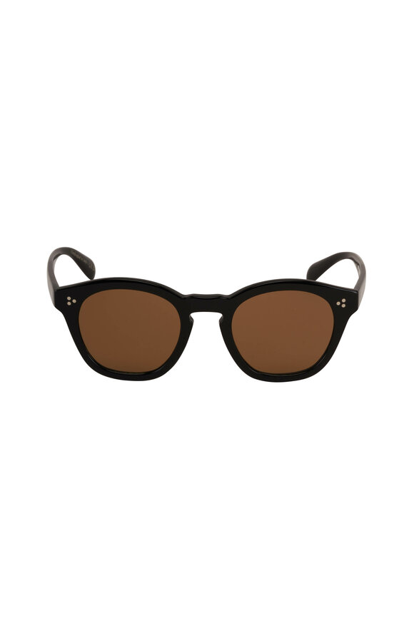 Oliver Peoples - The Row BA CC Tortoise D-Frame Sunglasses
