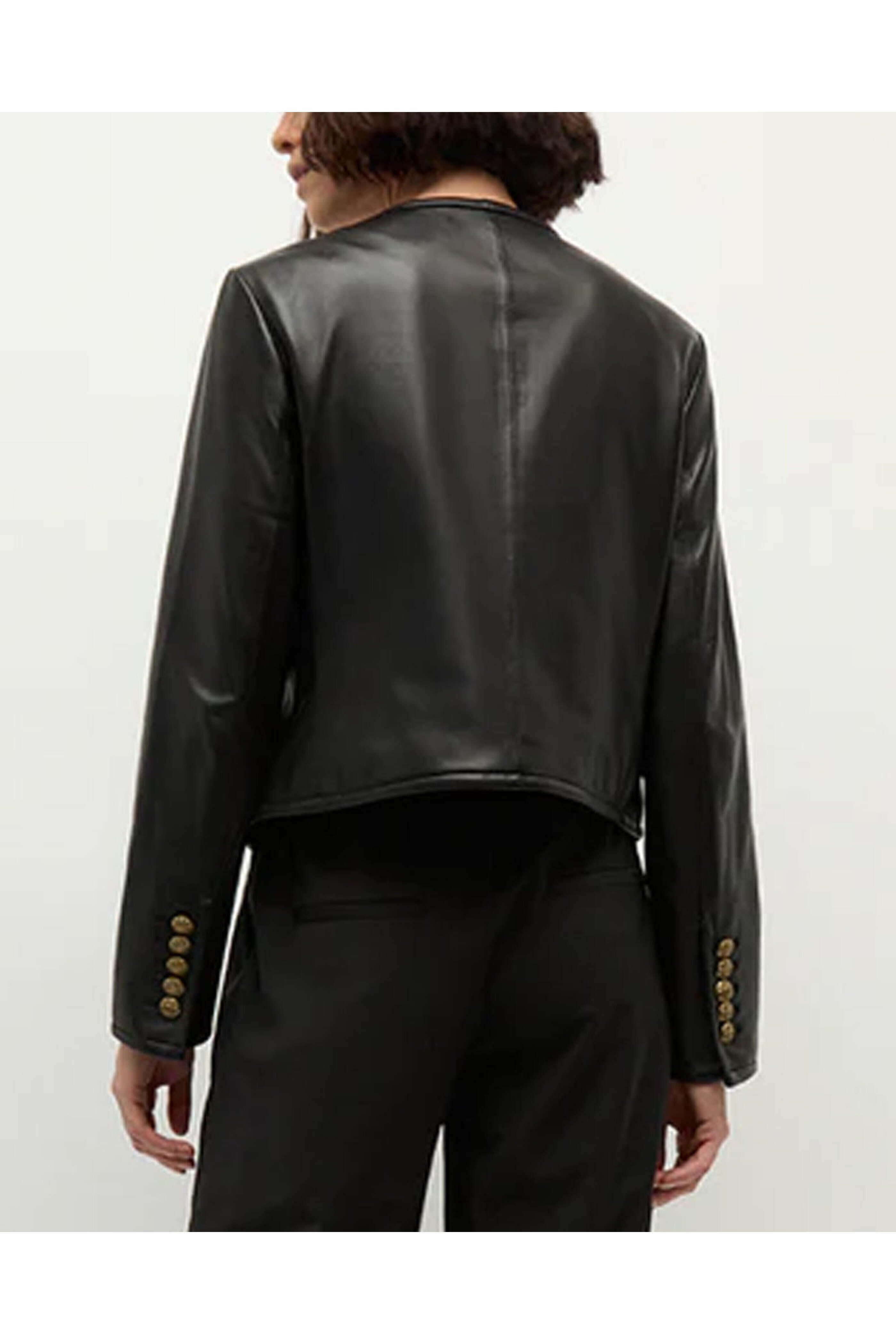 Veronica Beard - Black Leather Andrea Jacket
