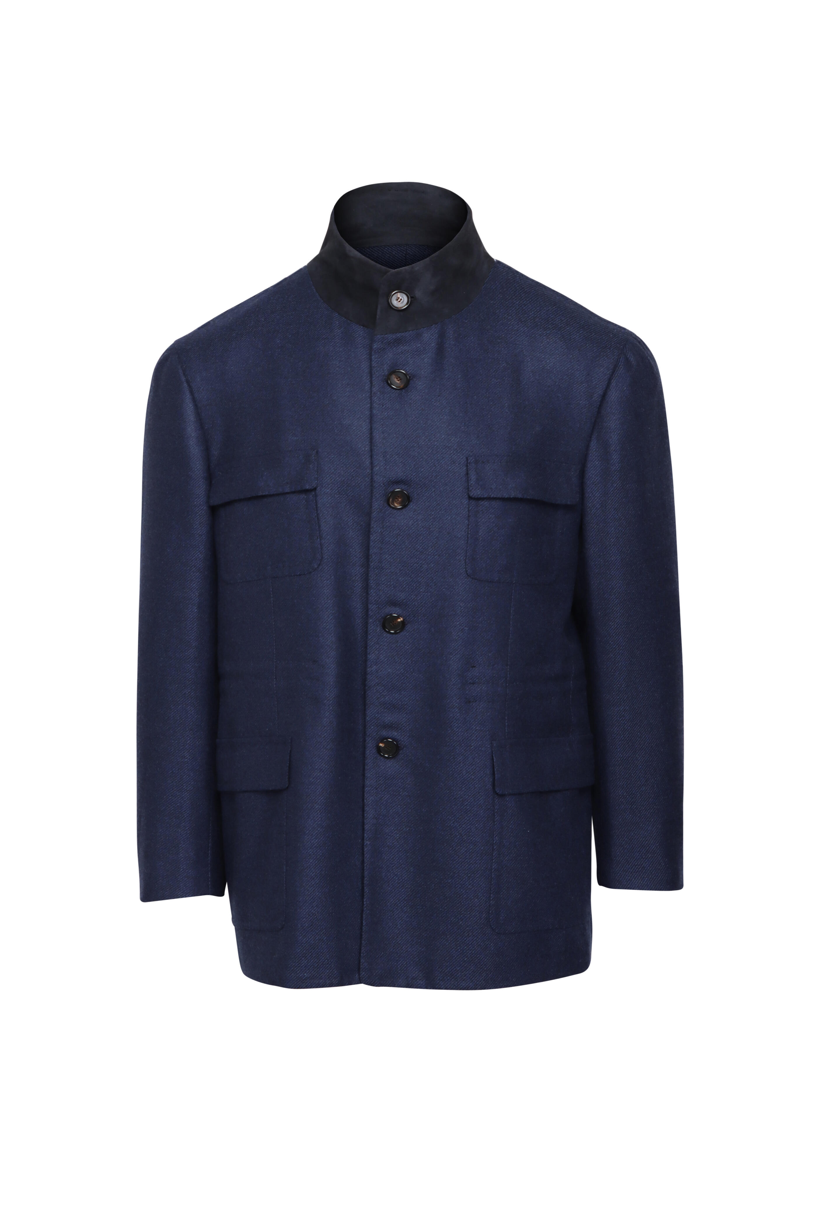 Cesare Attolini - Dark Indigo Field Jacket