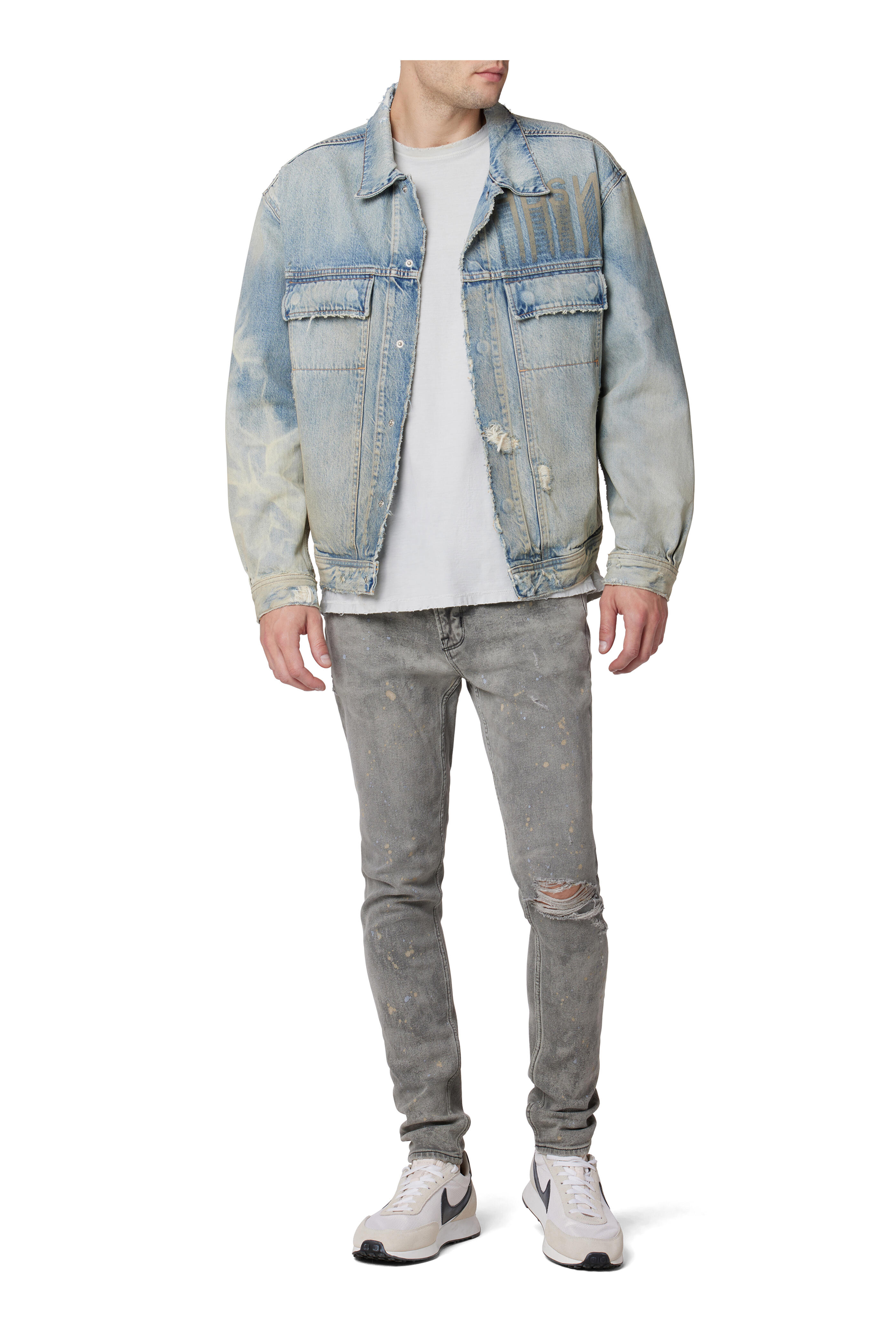 Hudson Clothing - Blue Vintage Trucker Jacket | Mitchell Stores