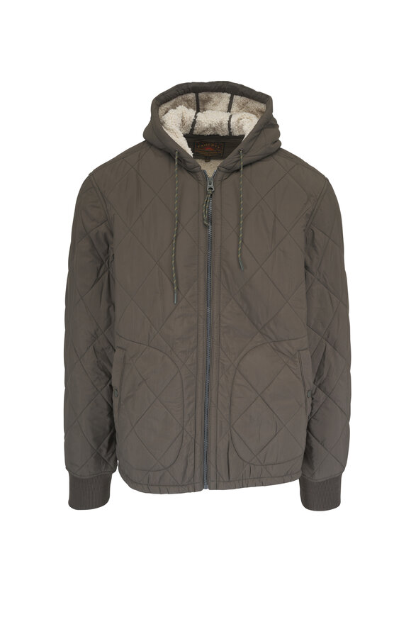 Faherty Brand Dusk Forest Quilted Hooded Jacket - view 1