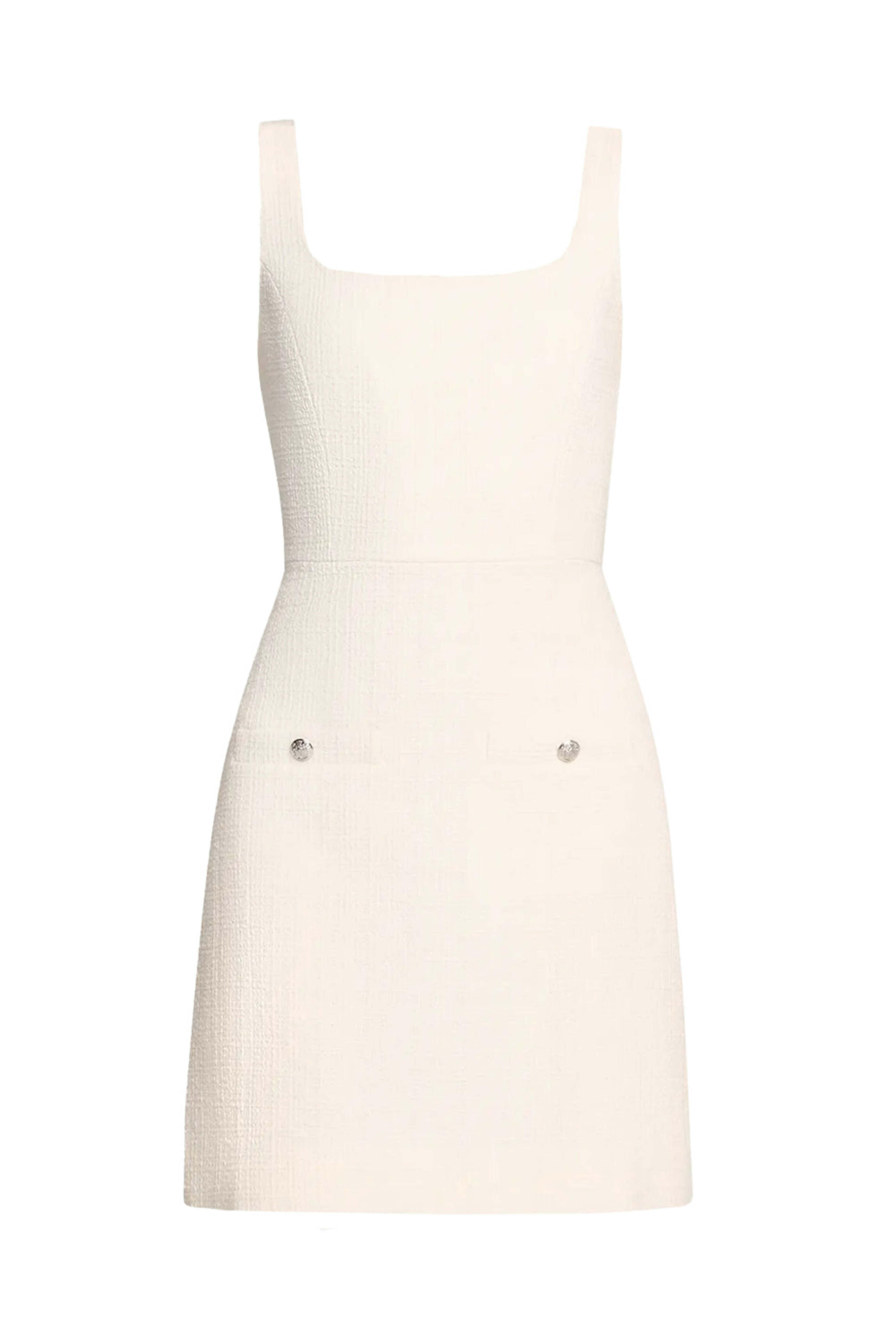 Veronica Beard - Off White Tweed Sabra Dress