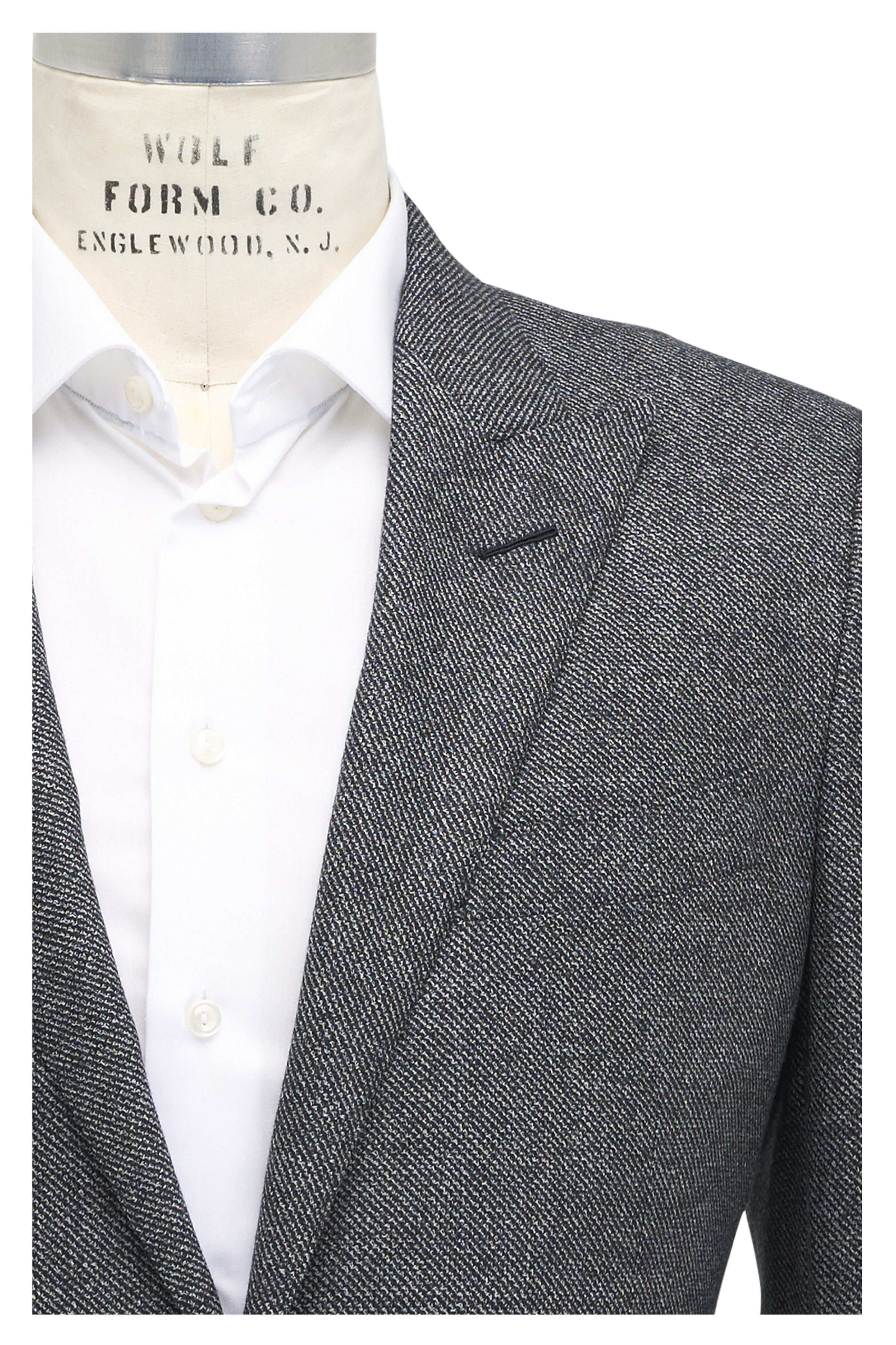 Tom Ford - Sharkskin Gray Wool Sportcoat