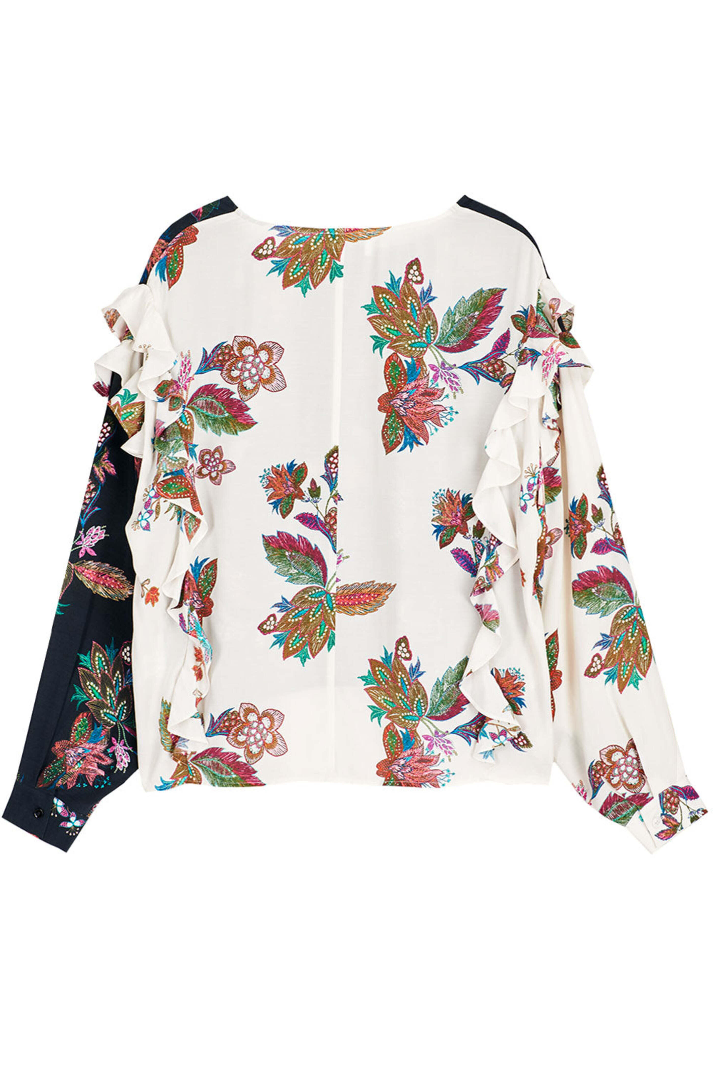 Essentiel Antwerp - Black Floral Print Affirmative Top
