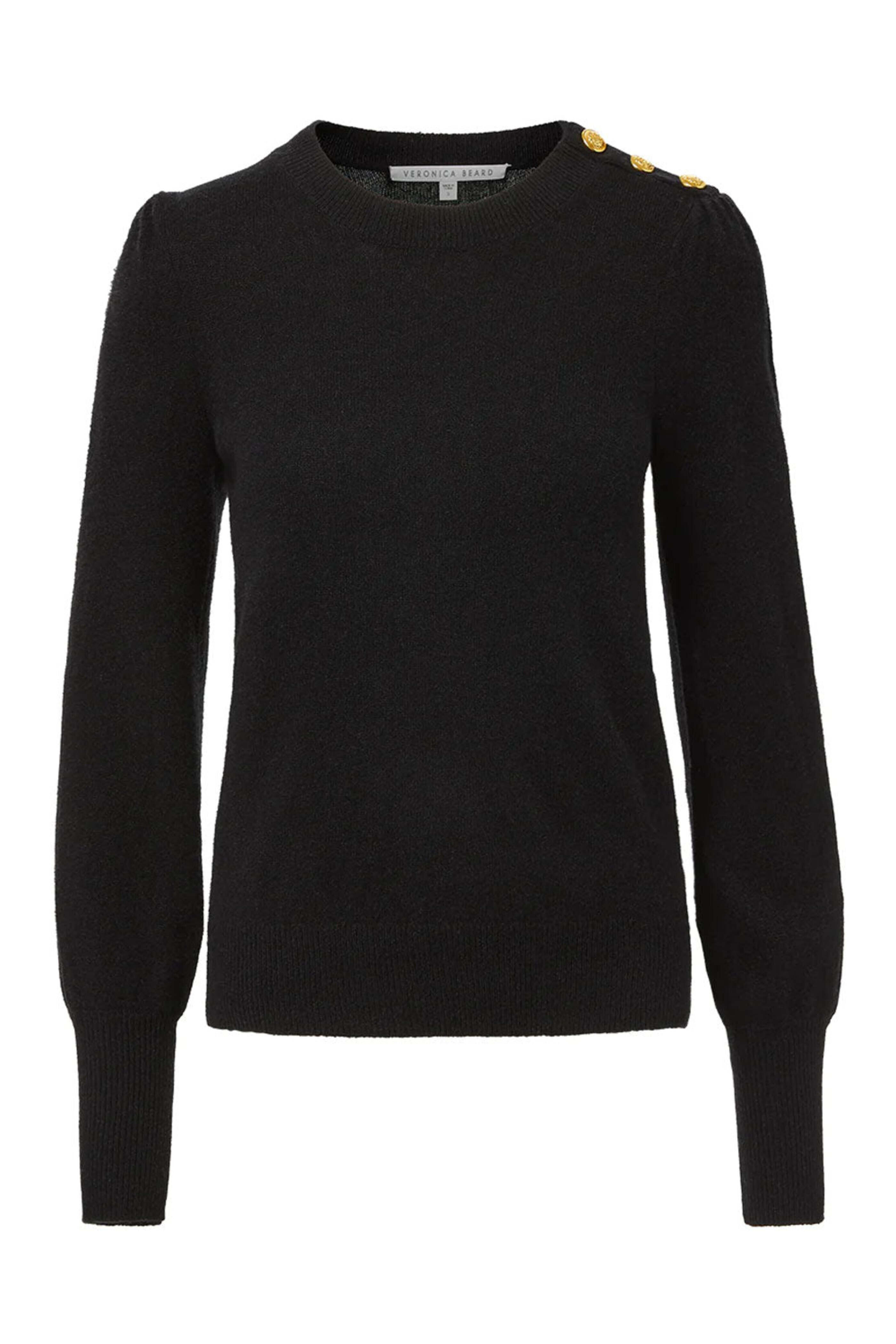Veronica Beard - Black Cashmere Nalia Pullover