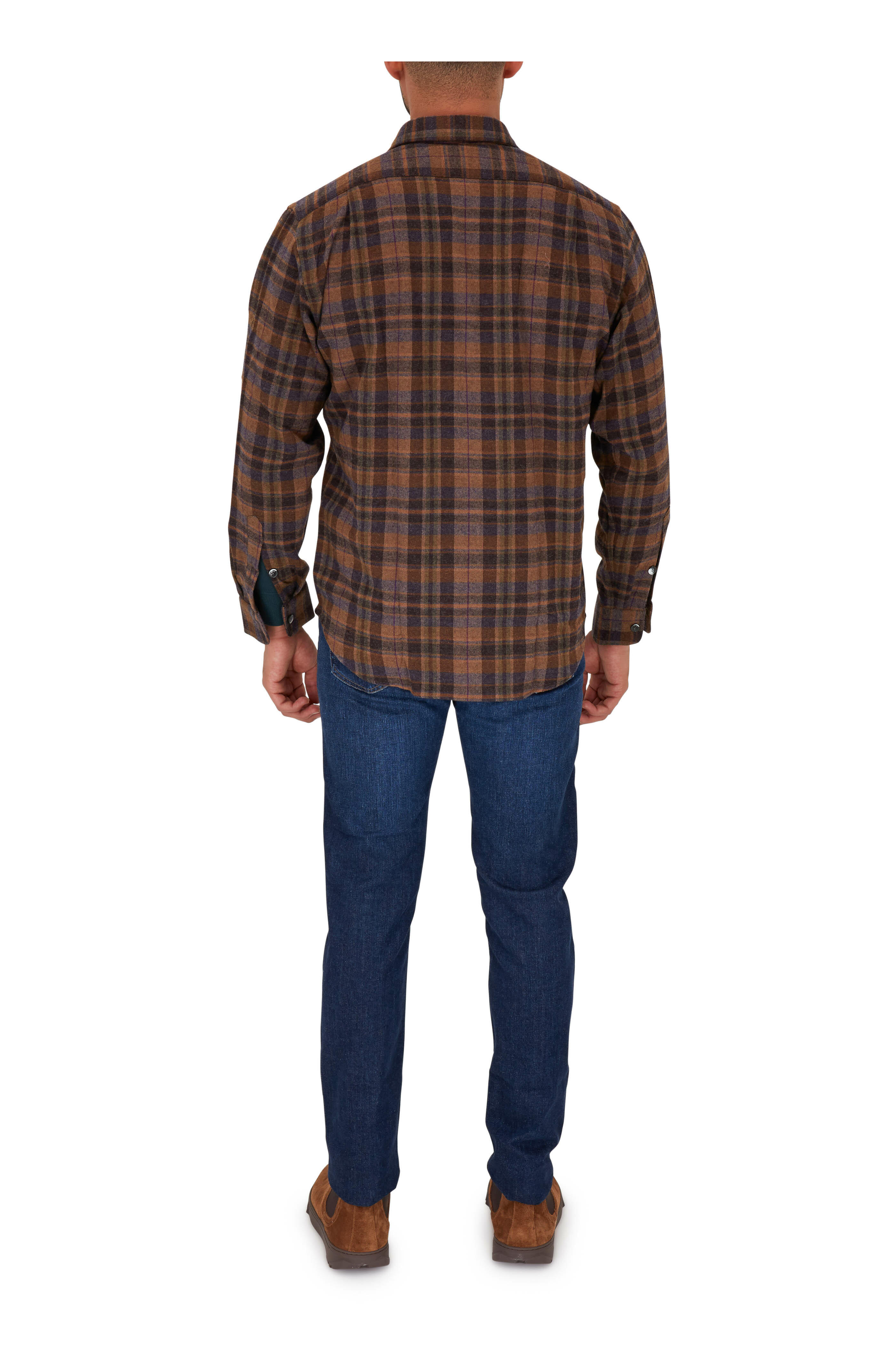 Ferragamo - Talos Brown Sugar Suede Chelsea Boot