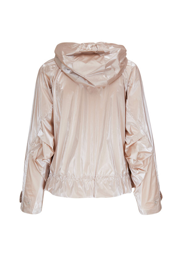 Moncler - Tiya Shiny Light Pink Short Jacket