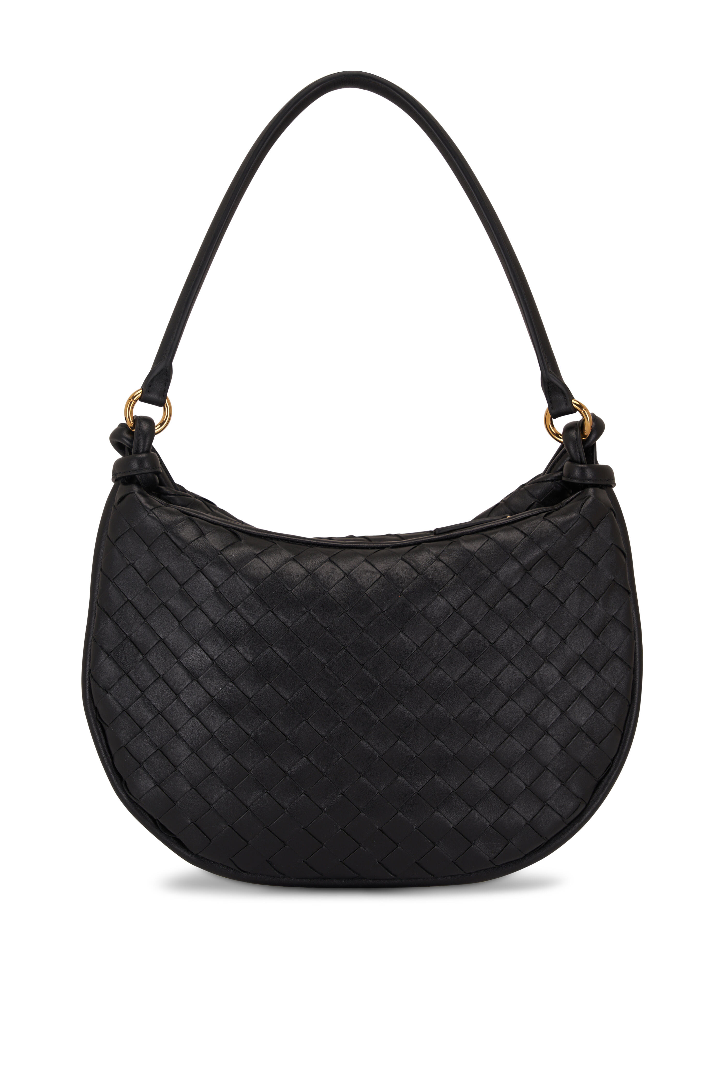 【関税込み】Bottega Veneta タン ミディアム Gemelli バッグ Bottega Veneta - Gemelli Medium Black Leather Bag