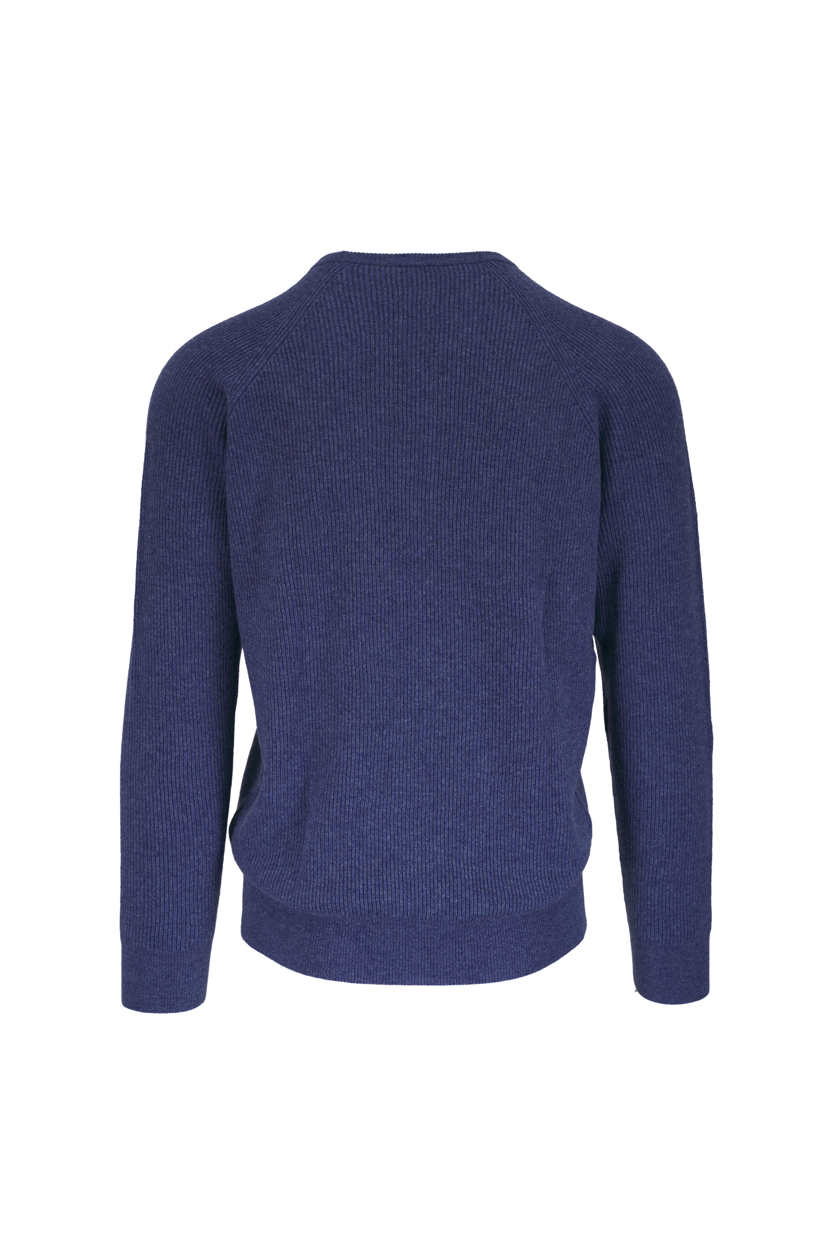 Peter Millar - Artisan Crafted Nebula Blue Rib Crewneck Sweater