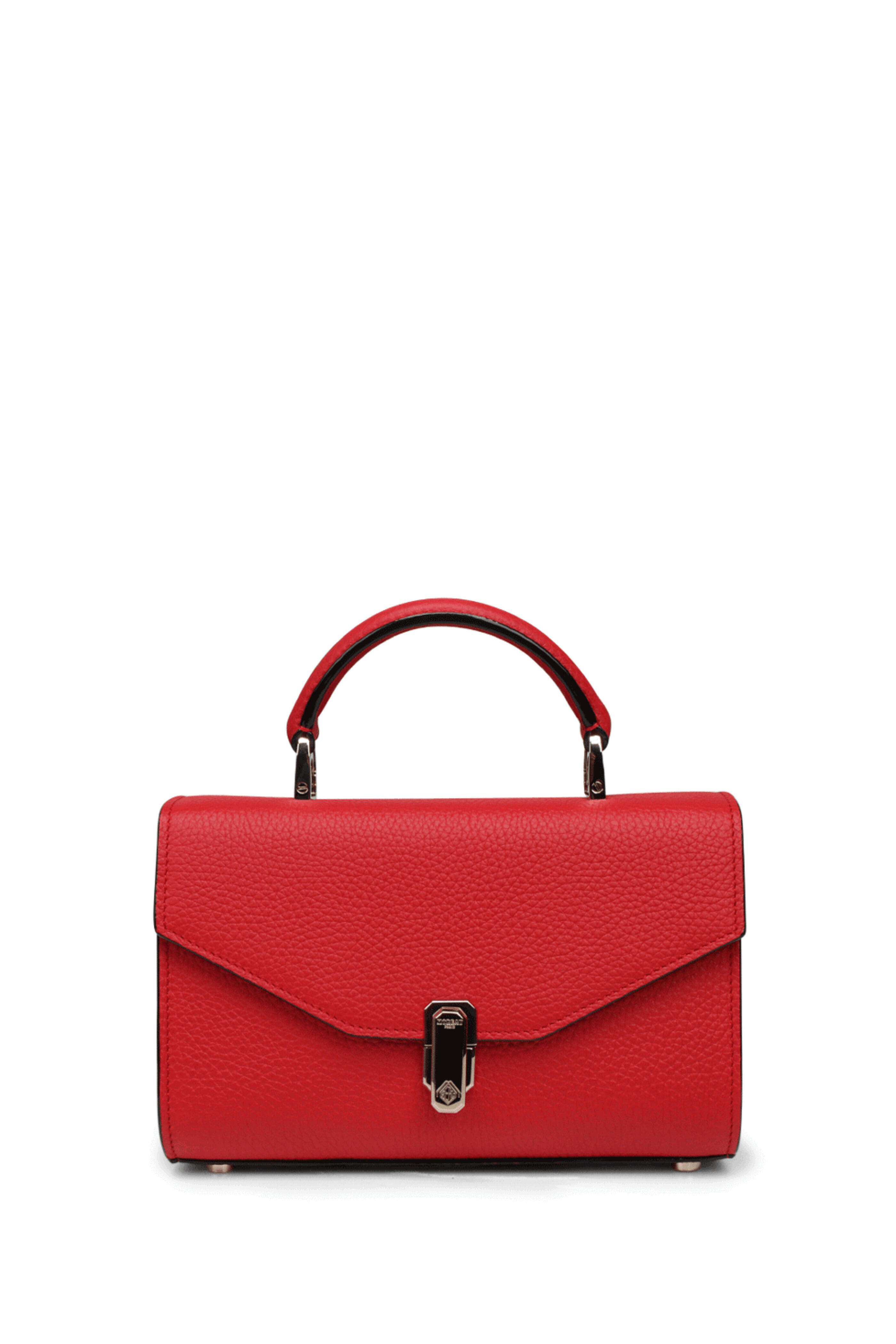 Moreau Paris - Small Ana Top Handle Bag in Red