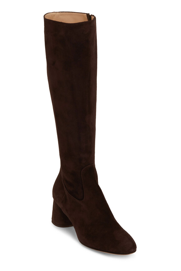 AGL - Lorette Brown Suede Tall Boot