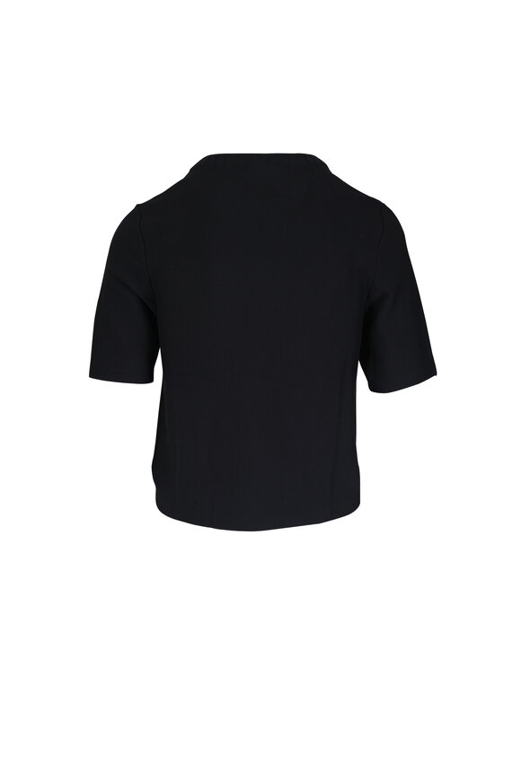 Akris Punto Black Wool Knit Sweater - view 2
