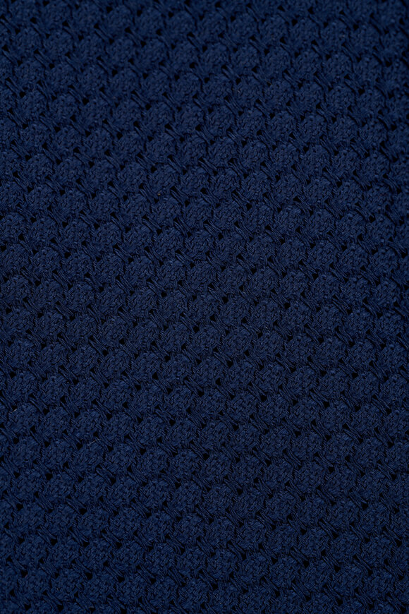 Robert Jensen - Grenadine Navy Blue Silk Necktie