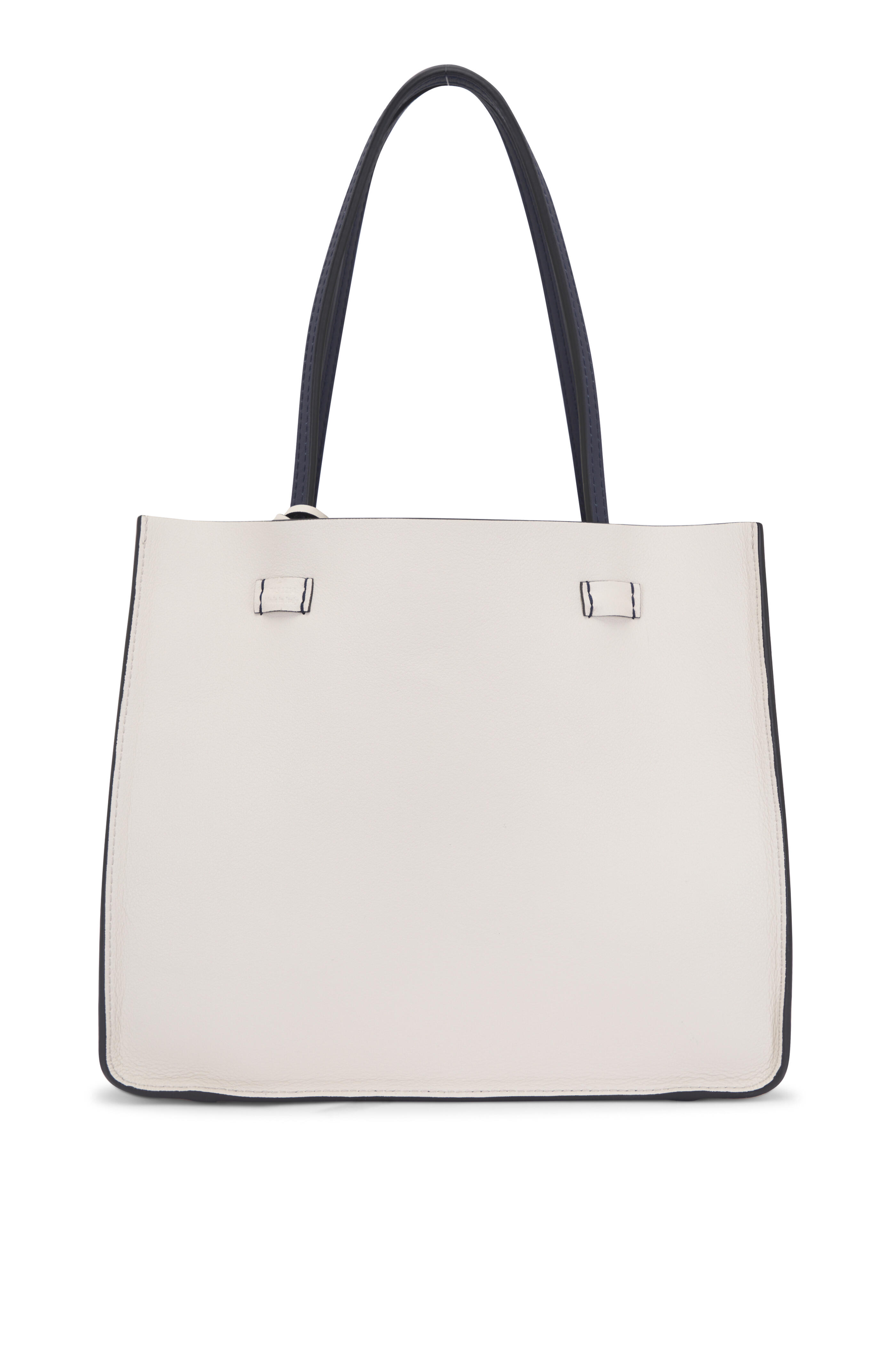 Moreau Paris - Small Vincennes Navy & White Reversible Tote