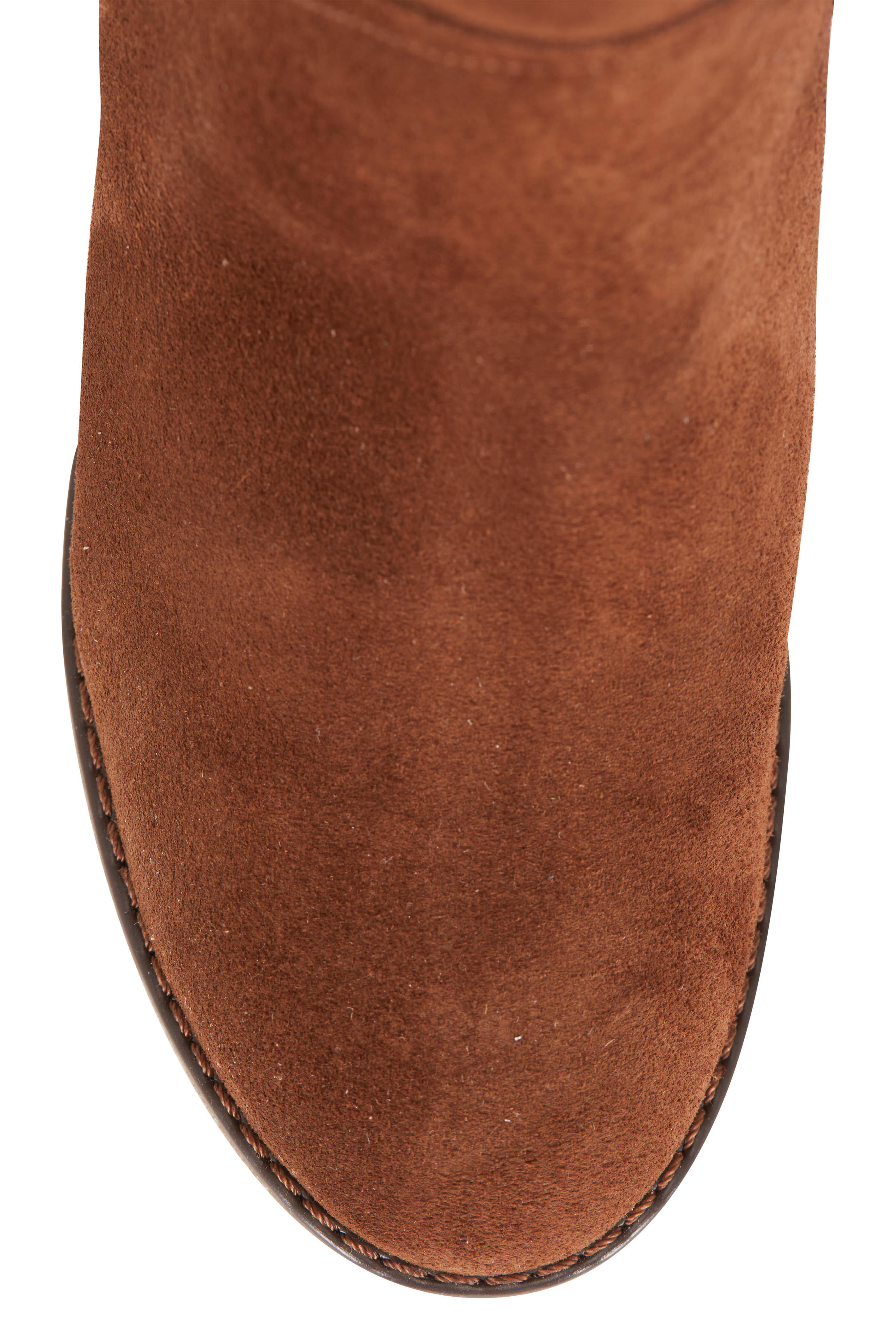 Italeau - Valeria Natural Waterproof Suede Mid Boot, 75mm
