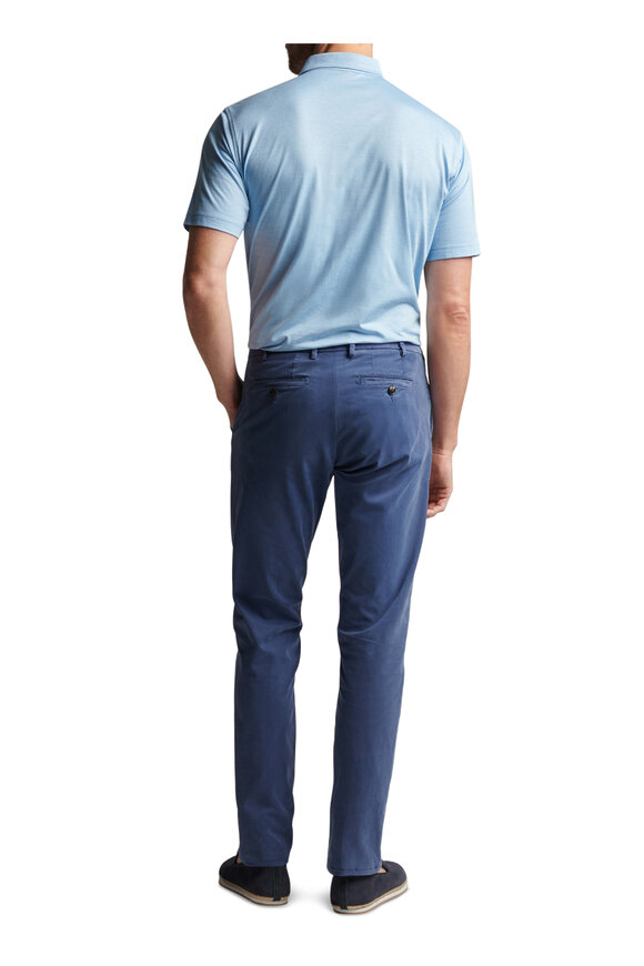 Peter Millar - Concorde Washed Navy Flat Front Garment Dyed Pant