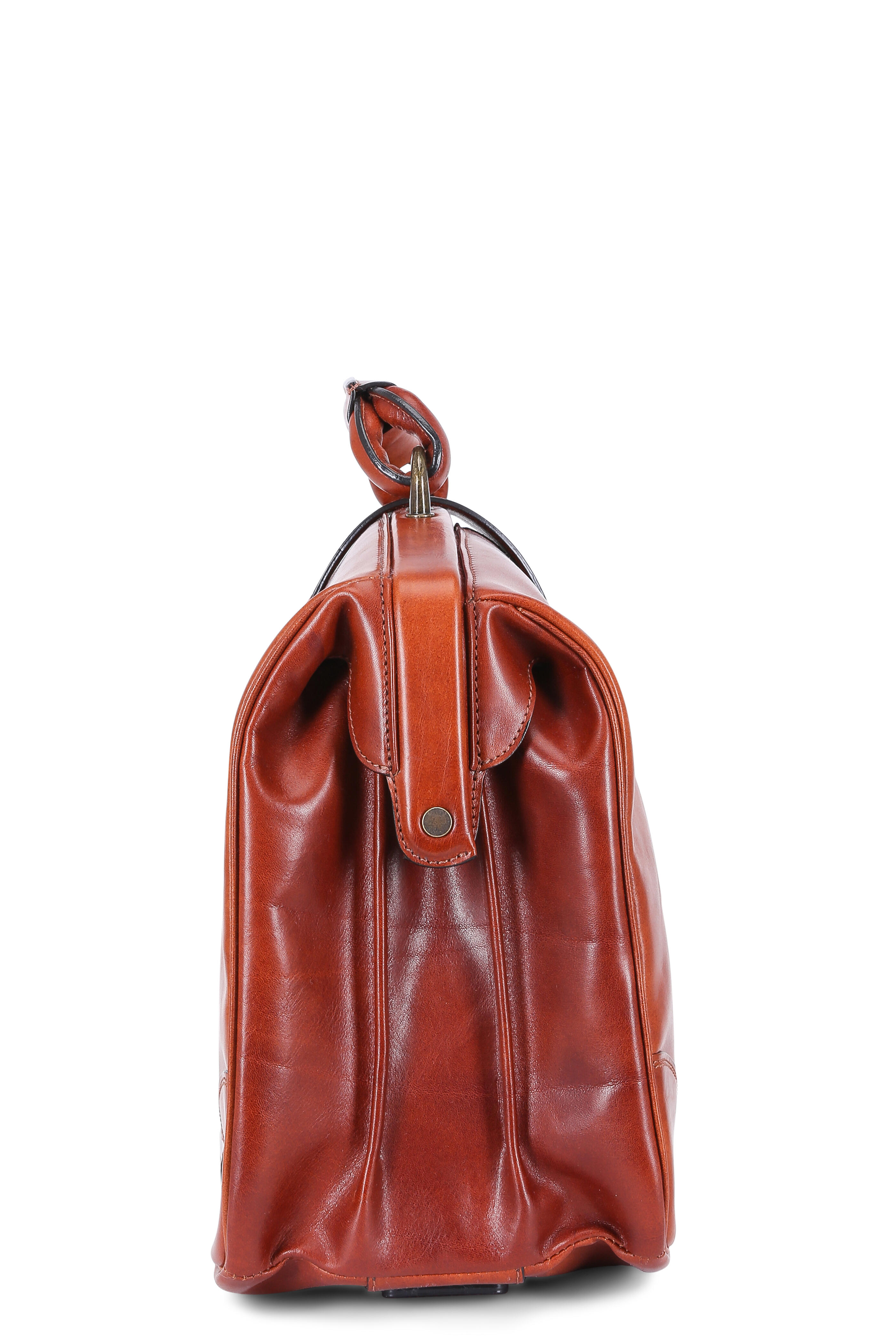 Bosca - Amber Leather Partners Soft Briefcase