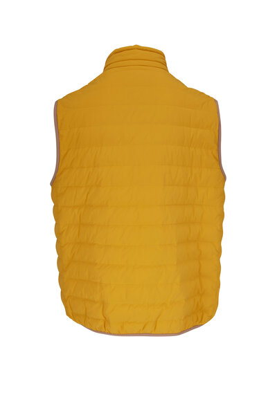 Brunello Cucinelli - Yellow Down Vest | Mitchell Stores
