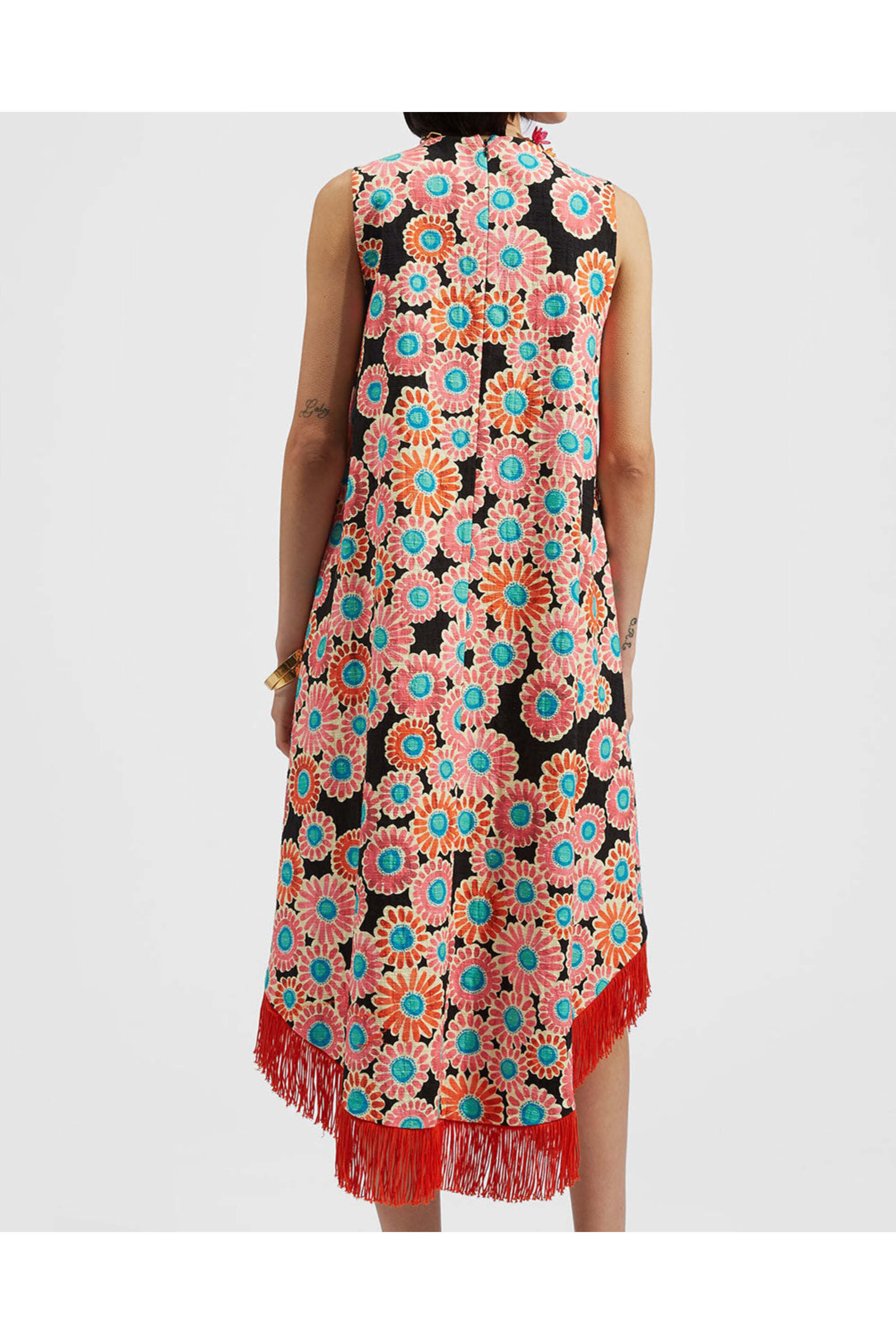La DoubleJ - Crazy Daisy Fringe Scala Dress