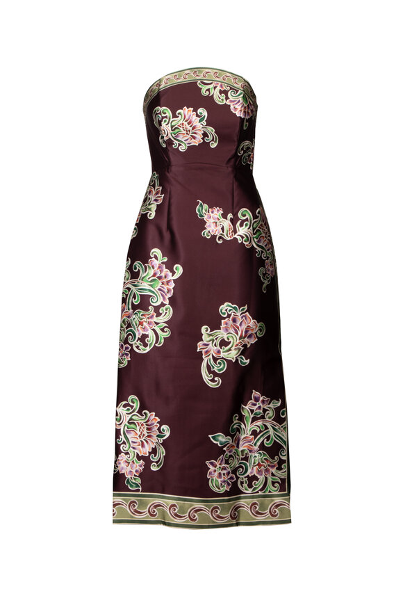 Alémais Josie Plum Bodice Midi Dress - view 1