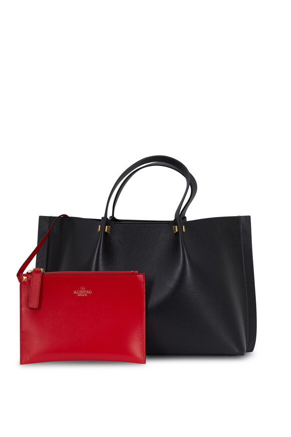 Valentino ロゴ トートバッグ ◇VALENTINO◇ ロゴ刺繍フェルト トートバッグ 1Y2B0A35 BZN 7NJ