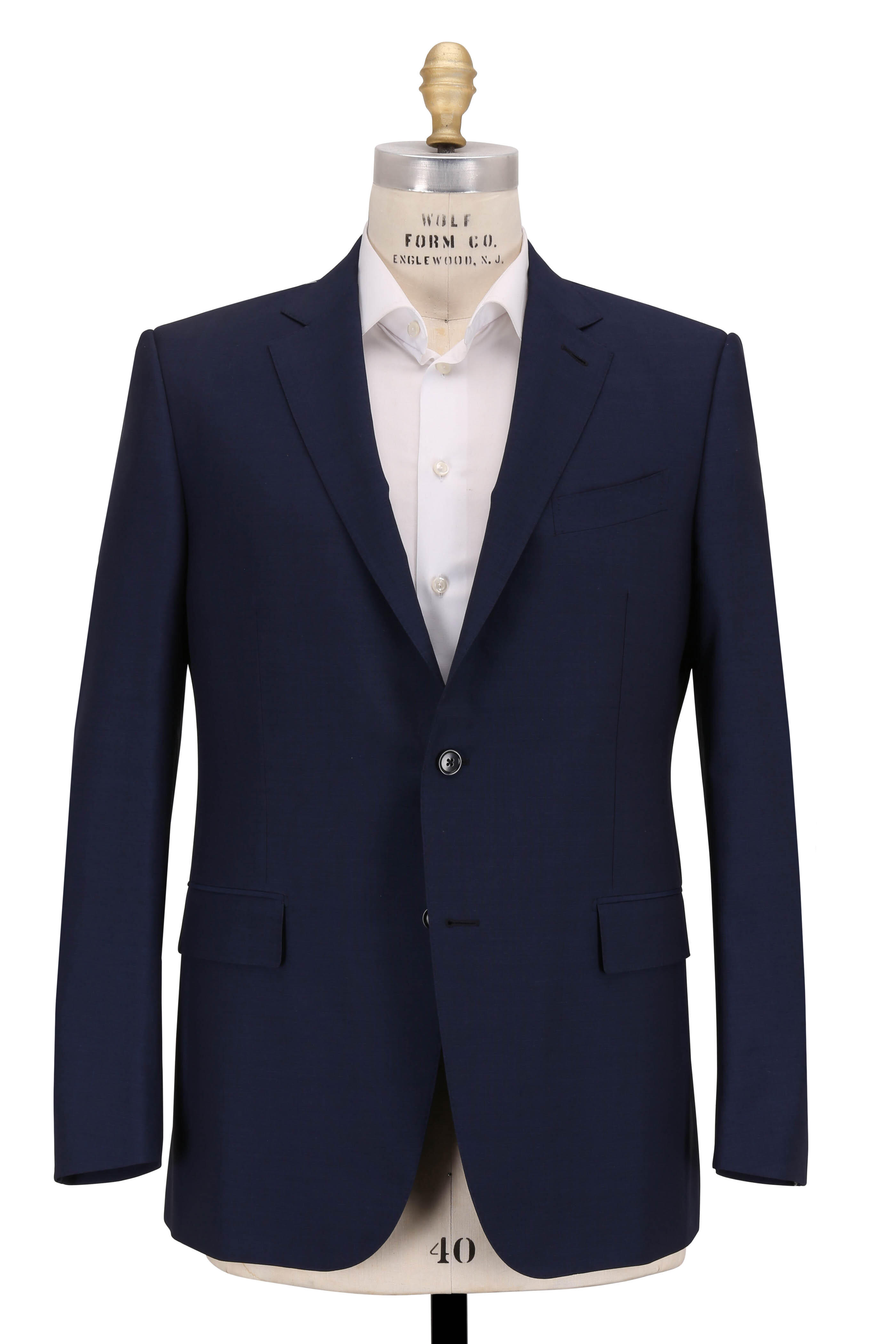 Zegna - Leggerissimo Navy Blue Wool & Silk Suit