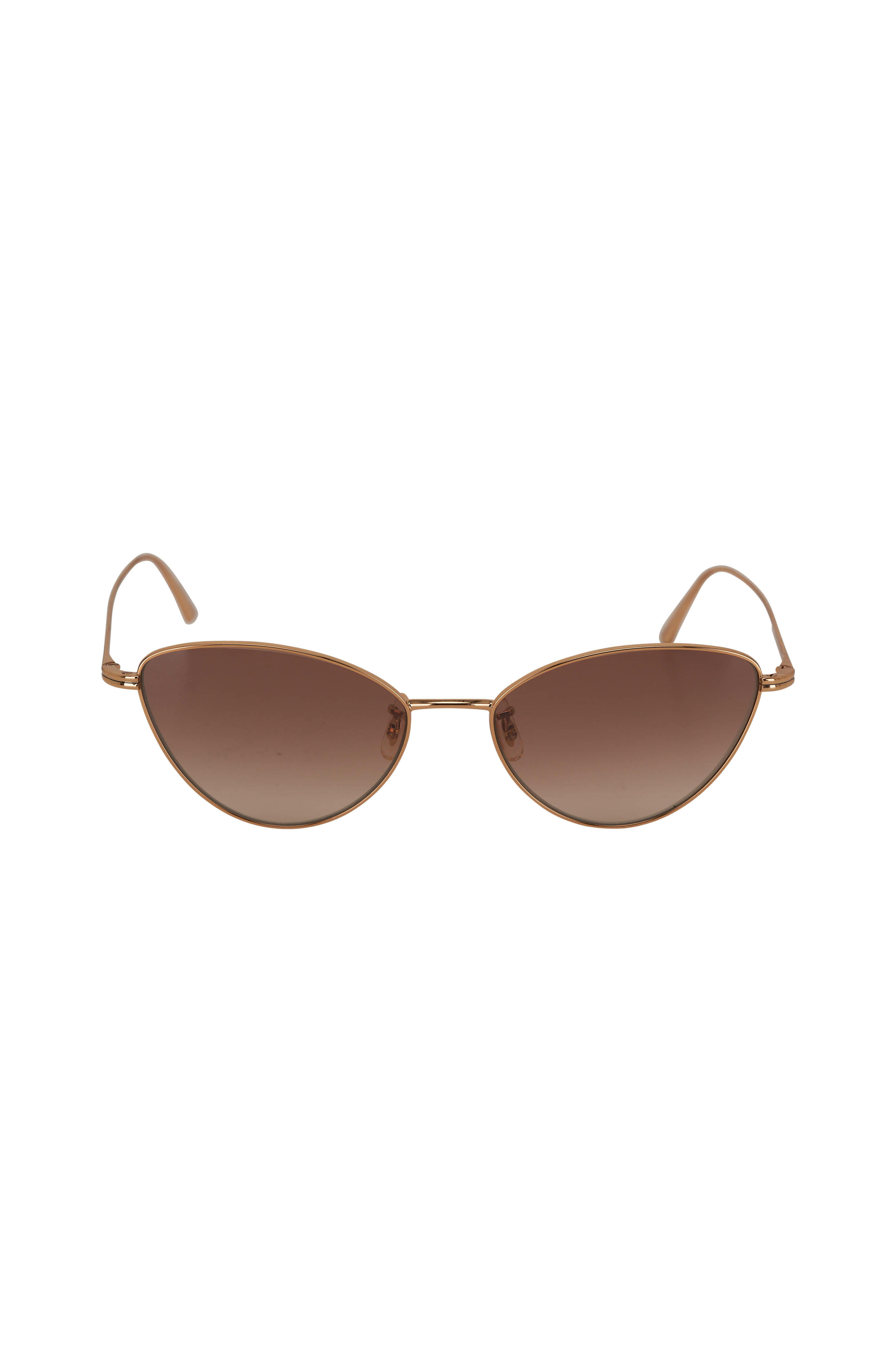 Oliver Peoples - Khaite 1998C Gold & Dark Brown Gradient