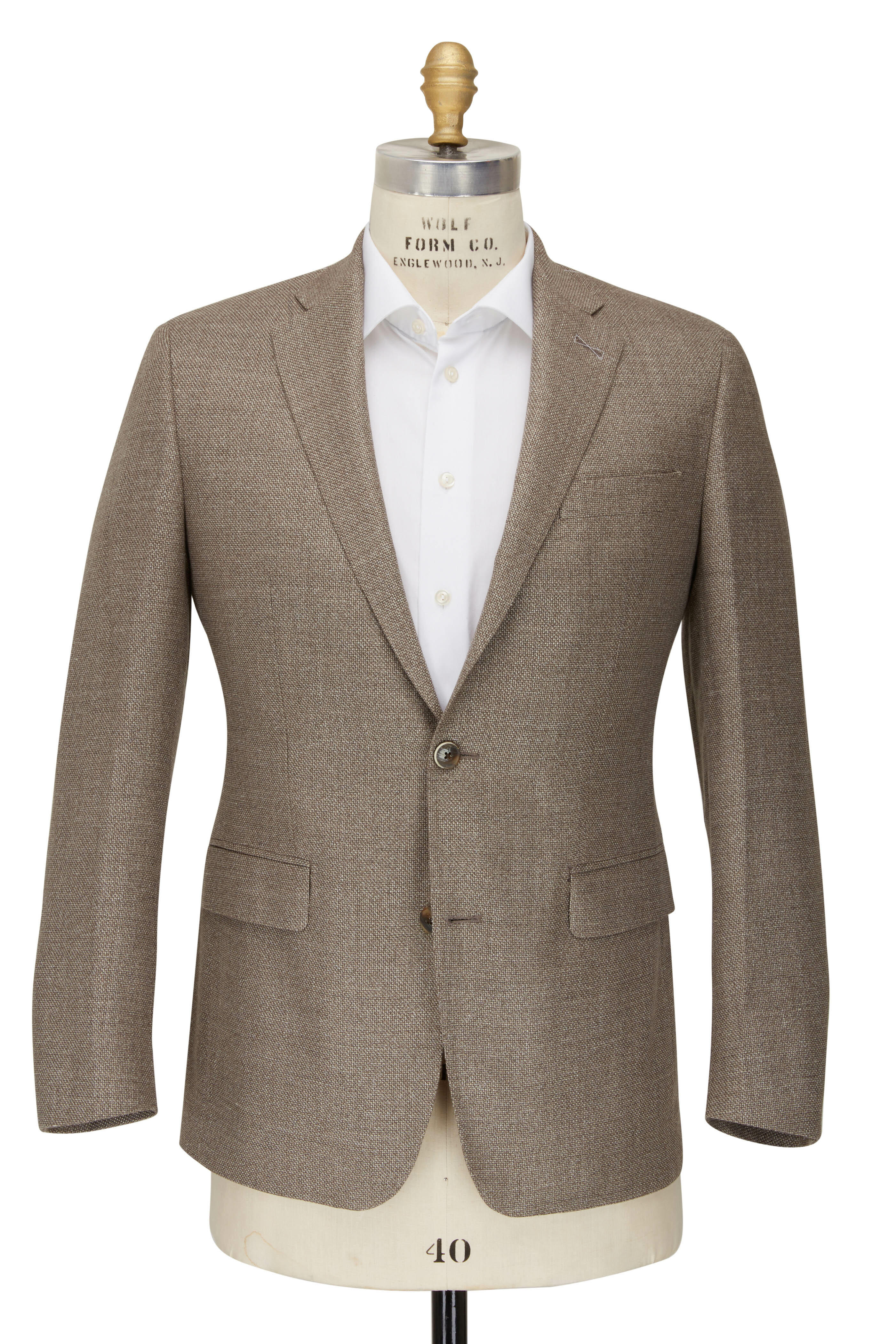 Atelier Munro - Oat & Tan Basketweave Sportcoat