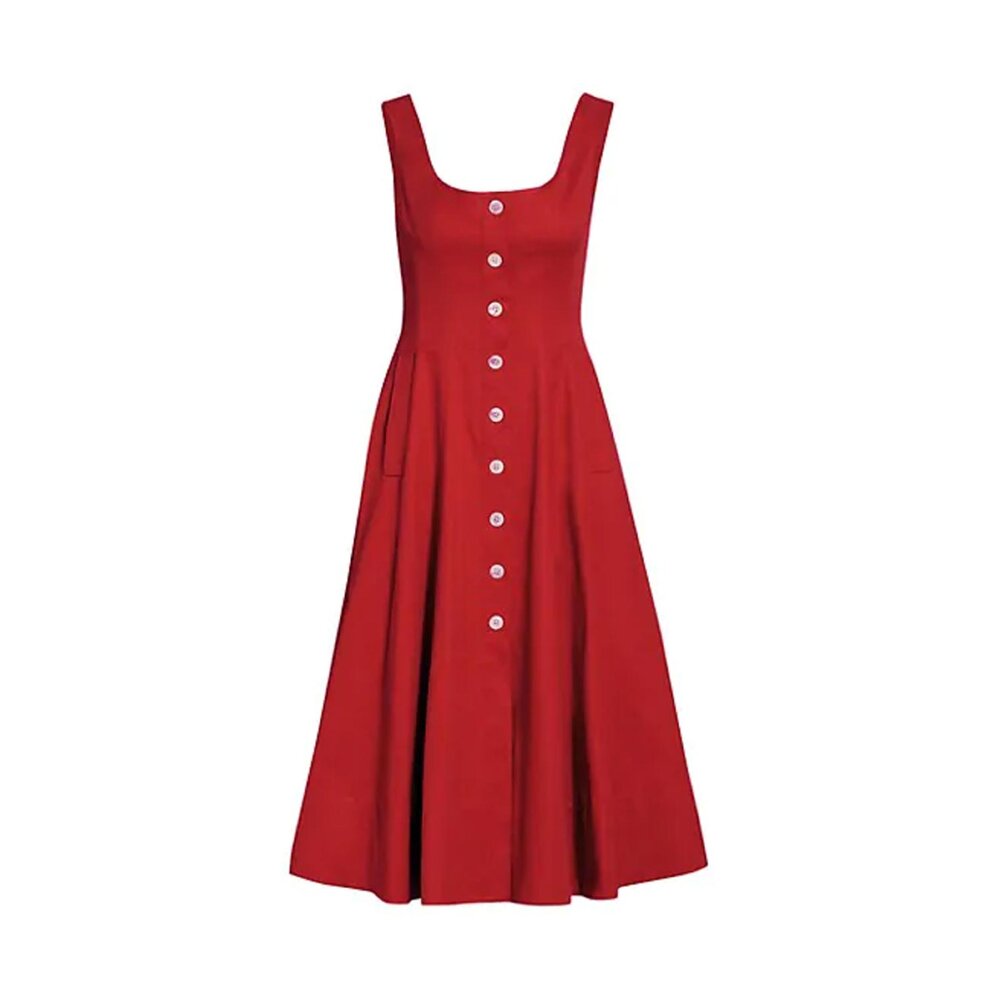 knee length dresses for ladies Lemon Loretta midi dress – NAOKO-STORE.com