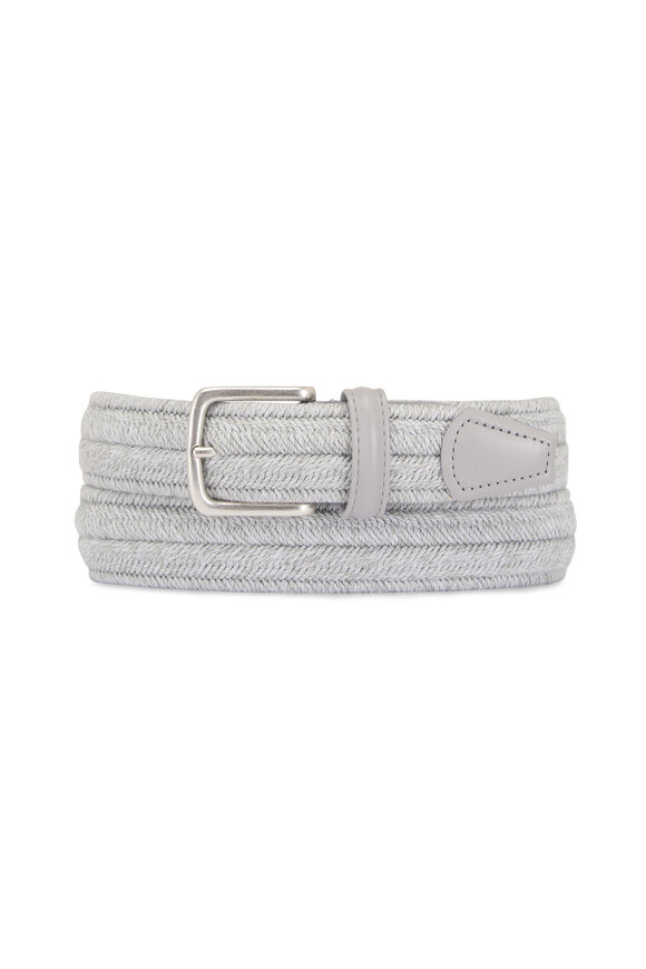 Anderson's Light Gray Woven Belt - view 1