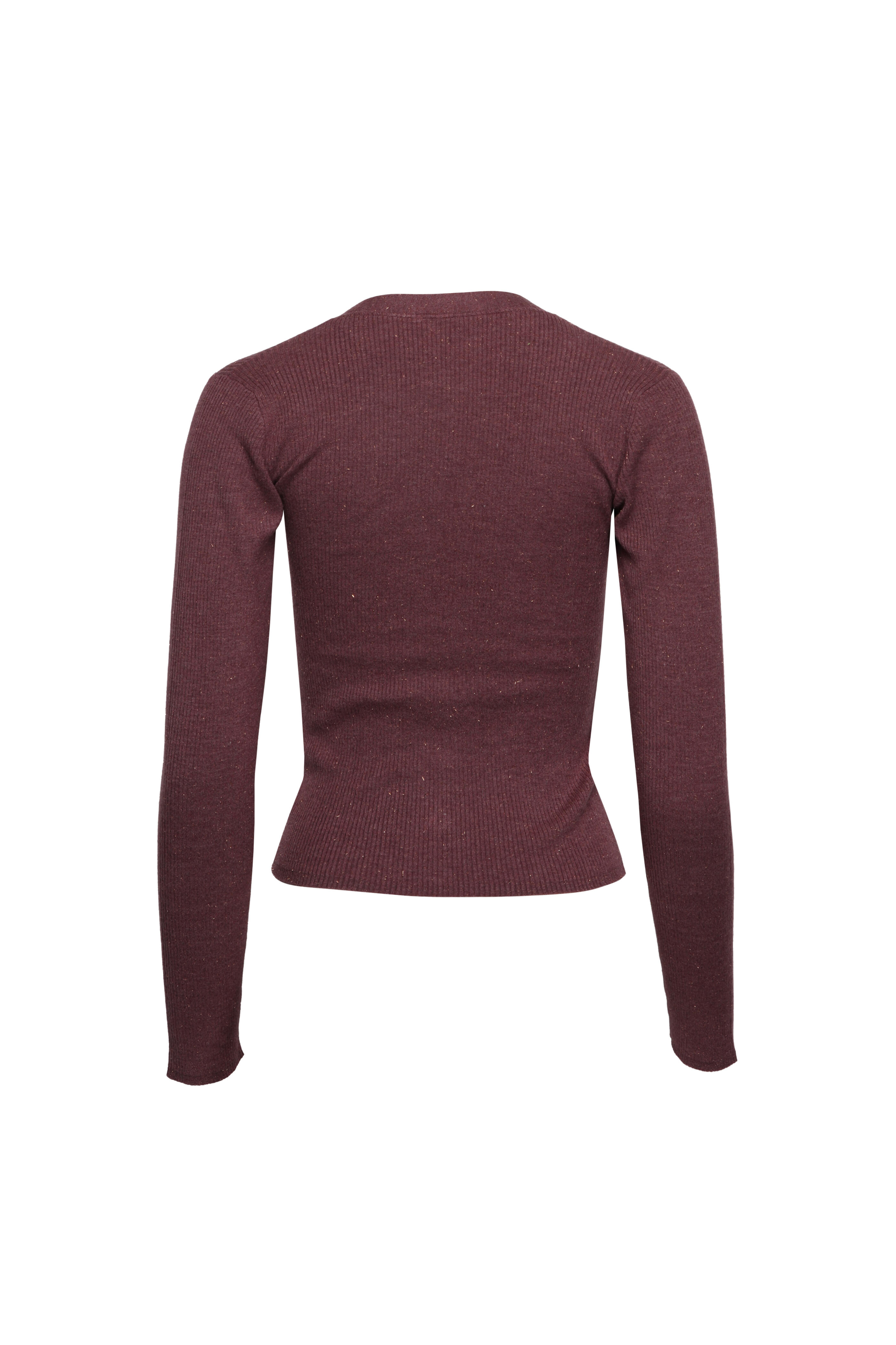 Brunello Cucinelli - Mauve Cashmere Lurex Cardigan