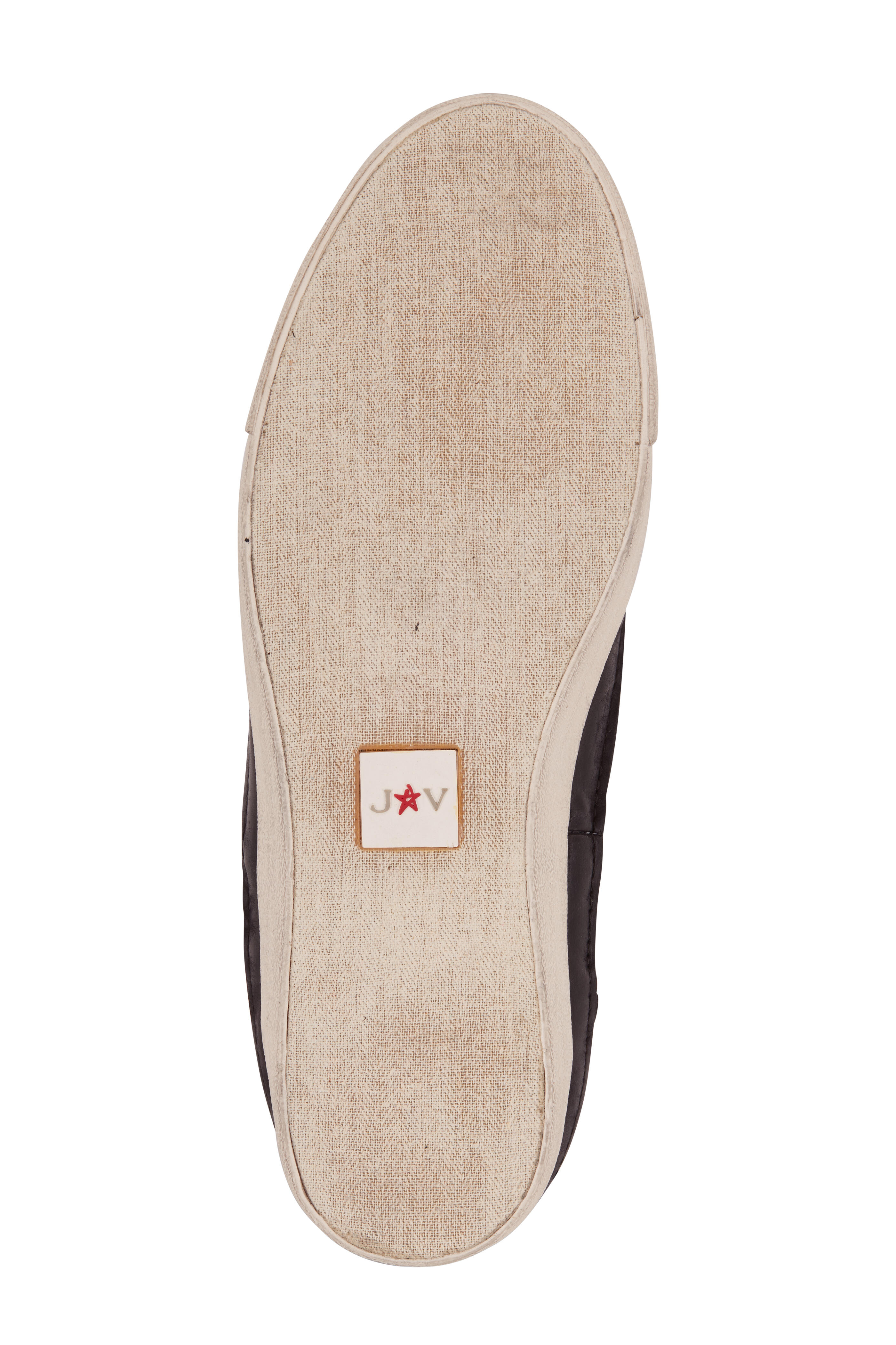 John Varvatos - Jet Black Canvas Slip-On Sneaker