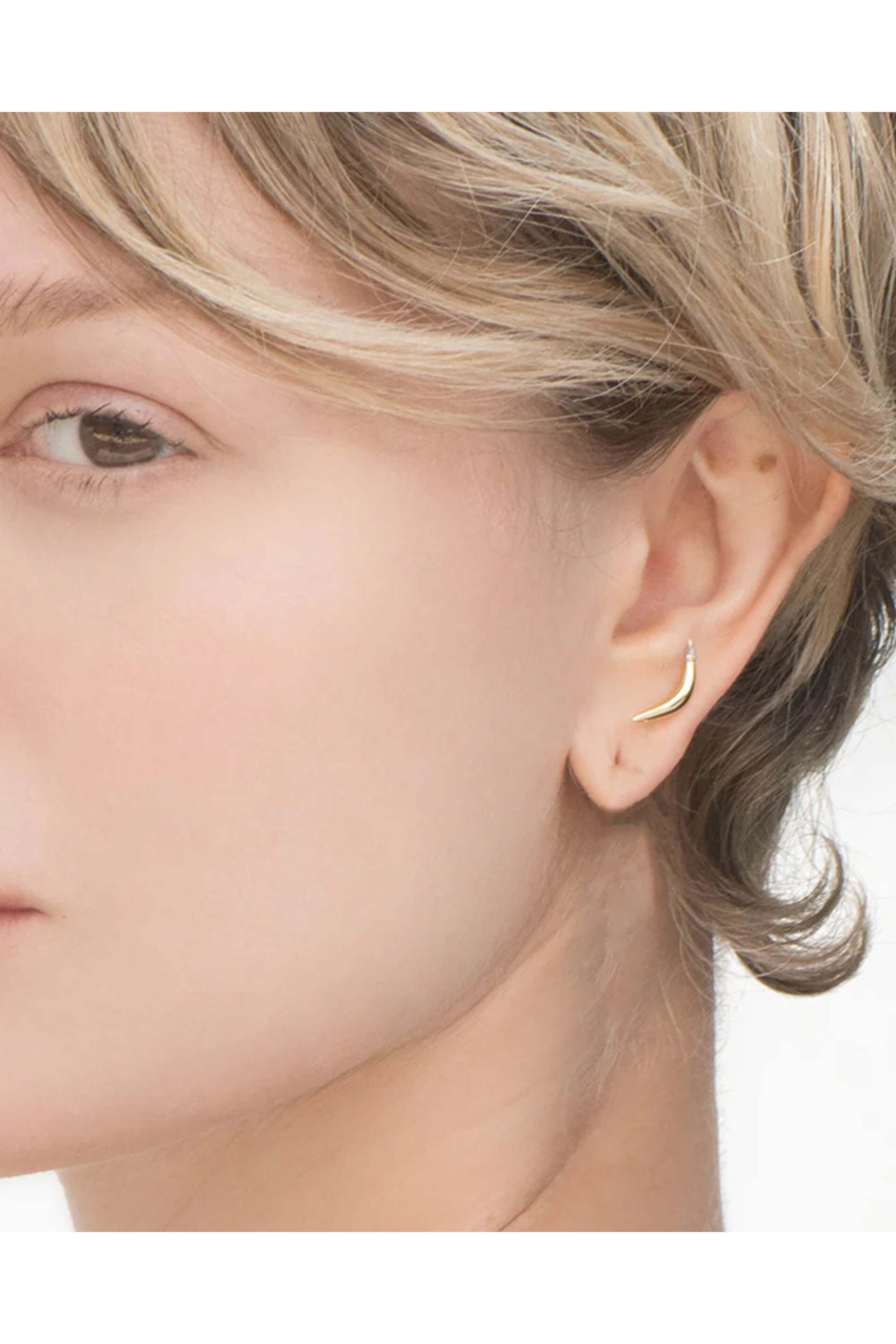 Pavé The Way Jewelry - My A-Peel Is Indisputable Banana Stud Earrings