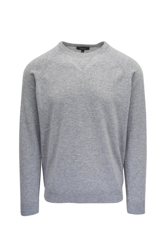 Kinross Sterling Cashmere Crewneck Sweater