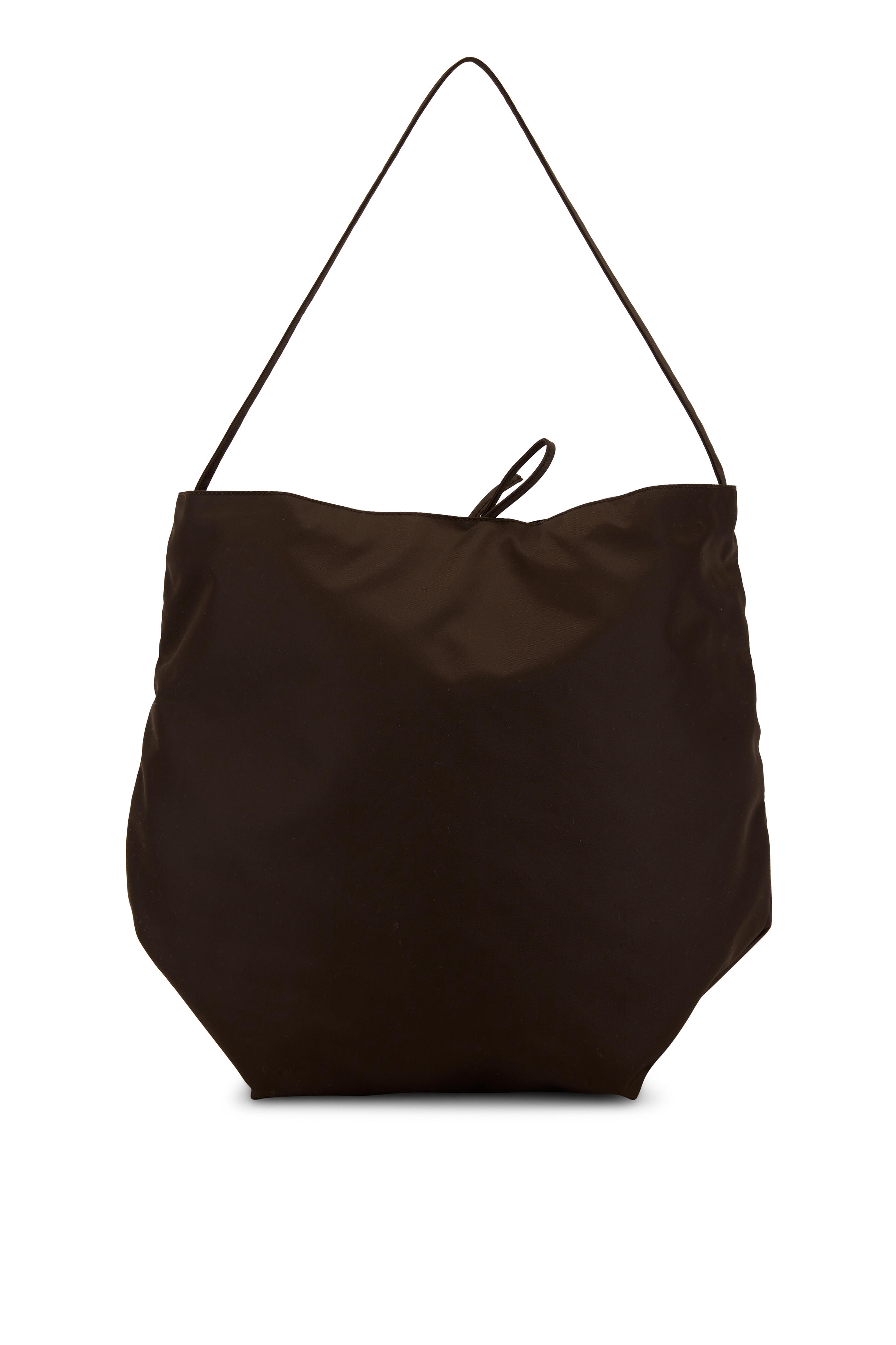 Park Three Leather Tote Bag in Brown - The Row