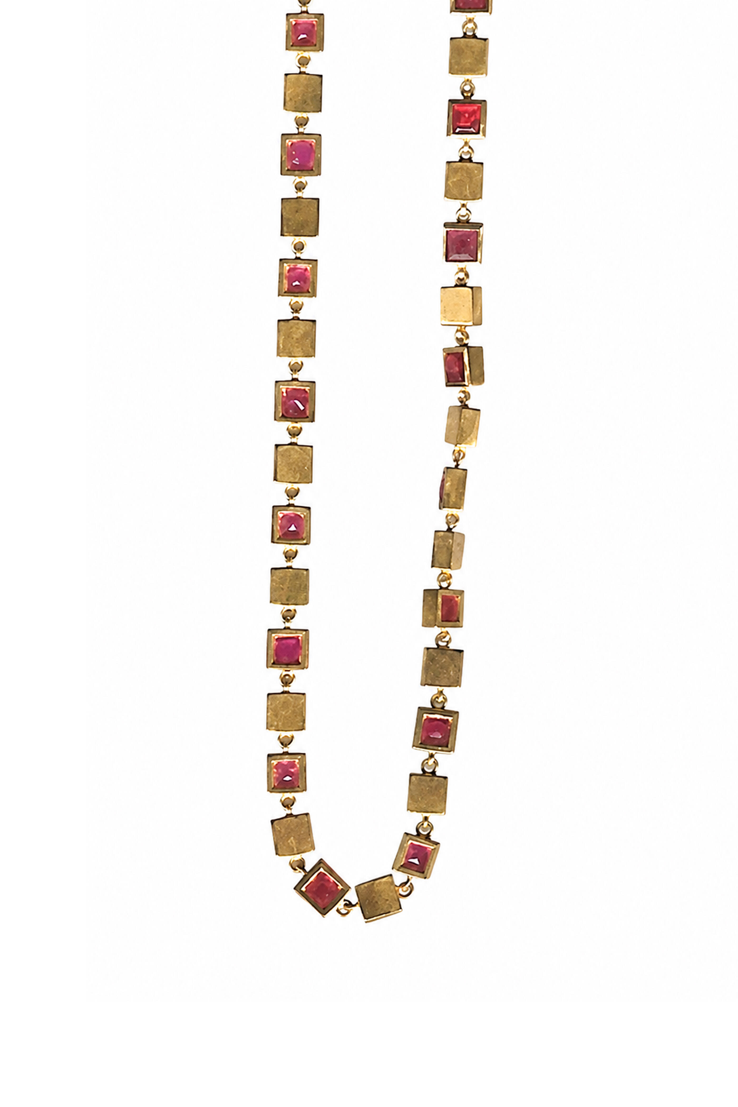 Sylva & Cie - Ruby Baby Chain Necklace - view 1
