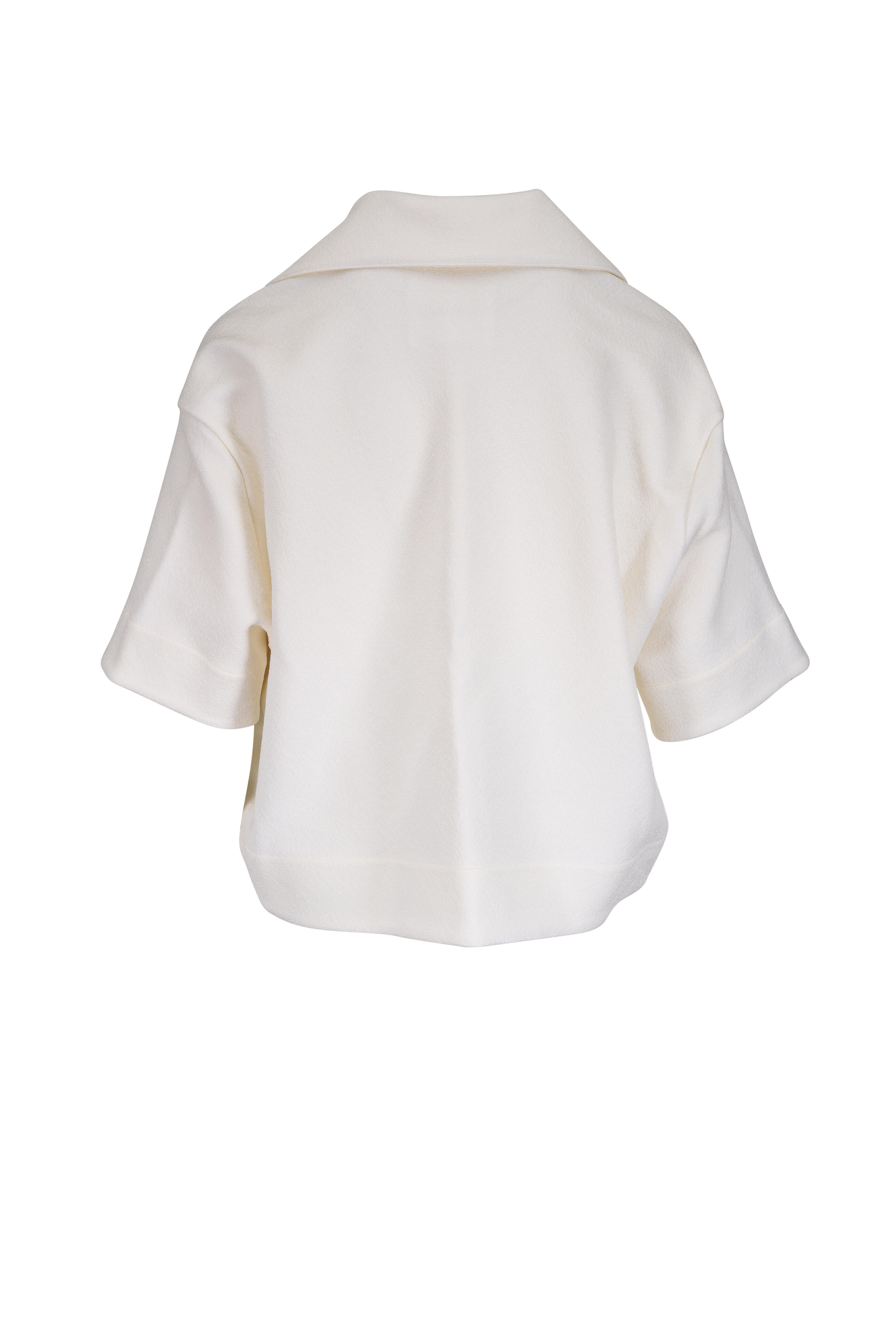 Jil Sander - Latte Short Sleeve Boxy Polo